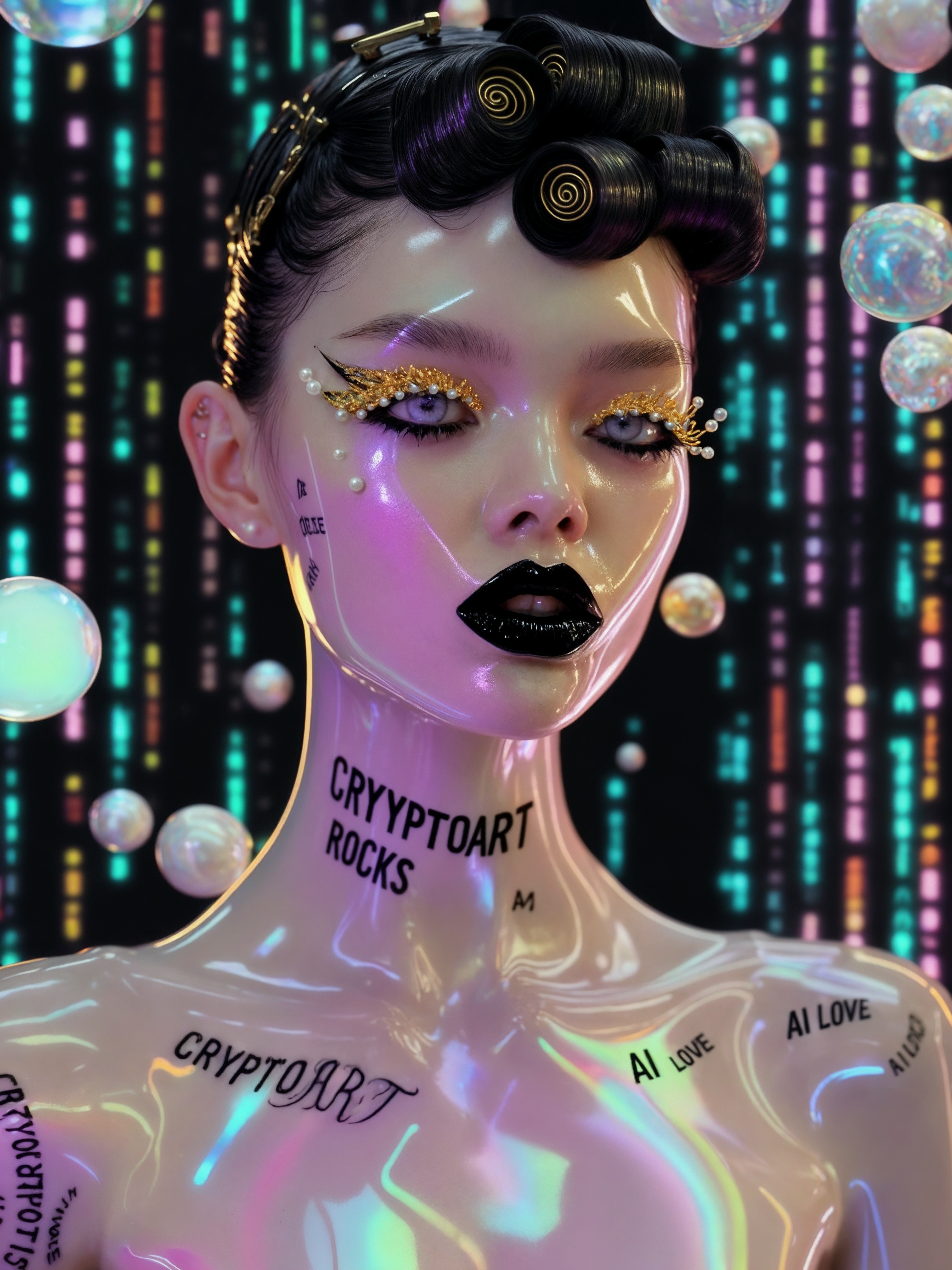 MISS AI AGENT 24 — Miss AL Simpson, Scottish cryptoartist