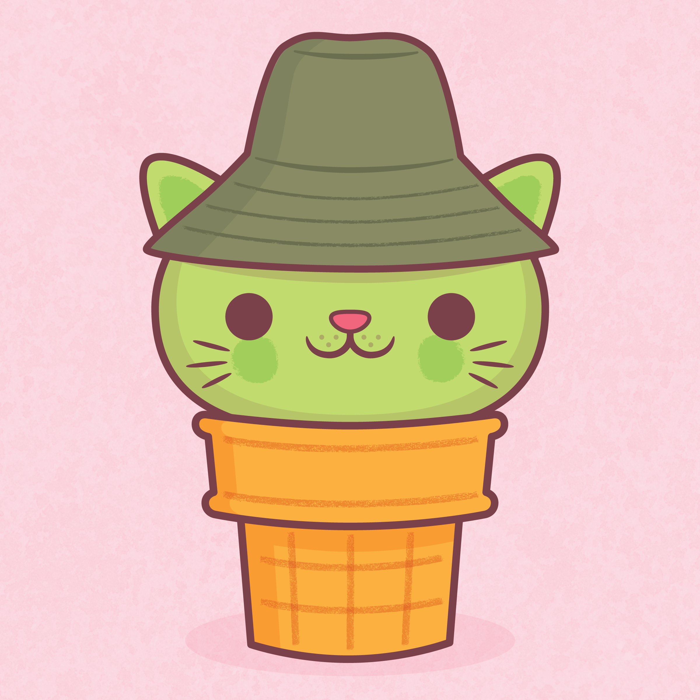 Kitty Cone #1086