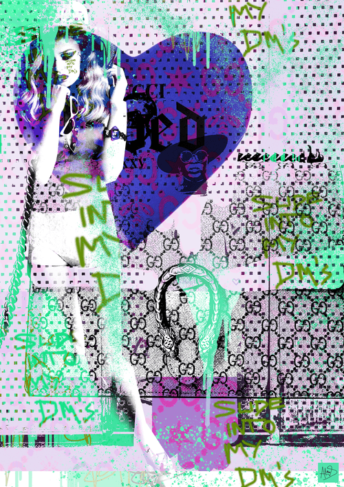 SLIDE INTO MY DM'S - TOKEN 3 — Miss AL Simpson, Scottish cryptoartist