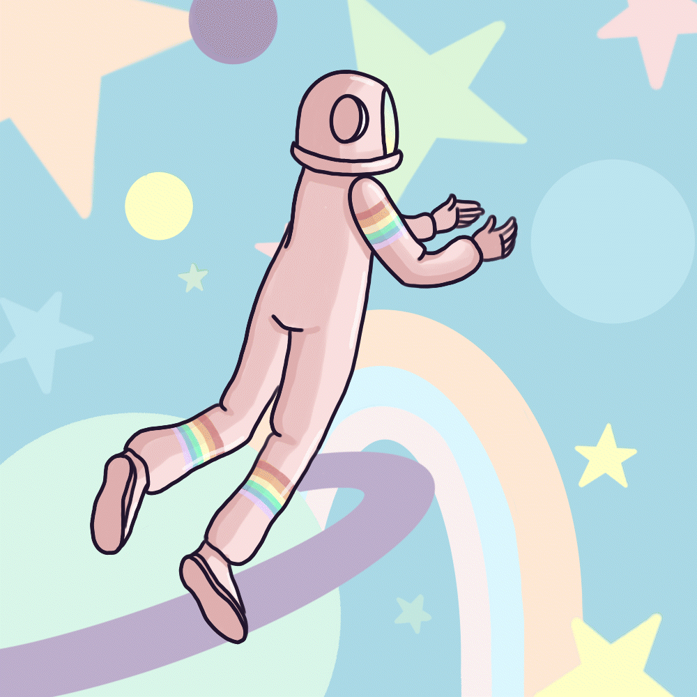 Space Hug #4051 (Left)