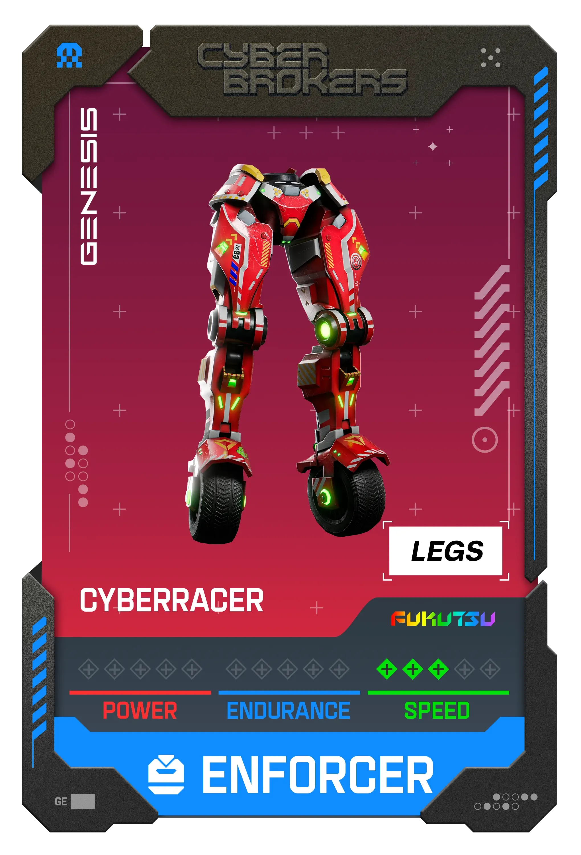 CyberRacer Enforcer Legs 