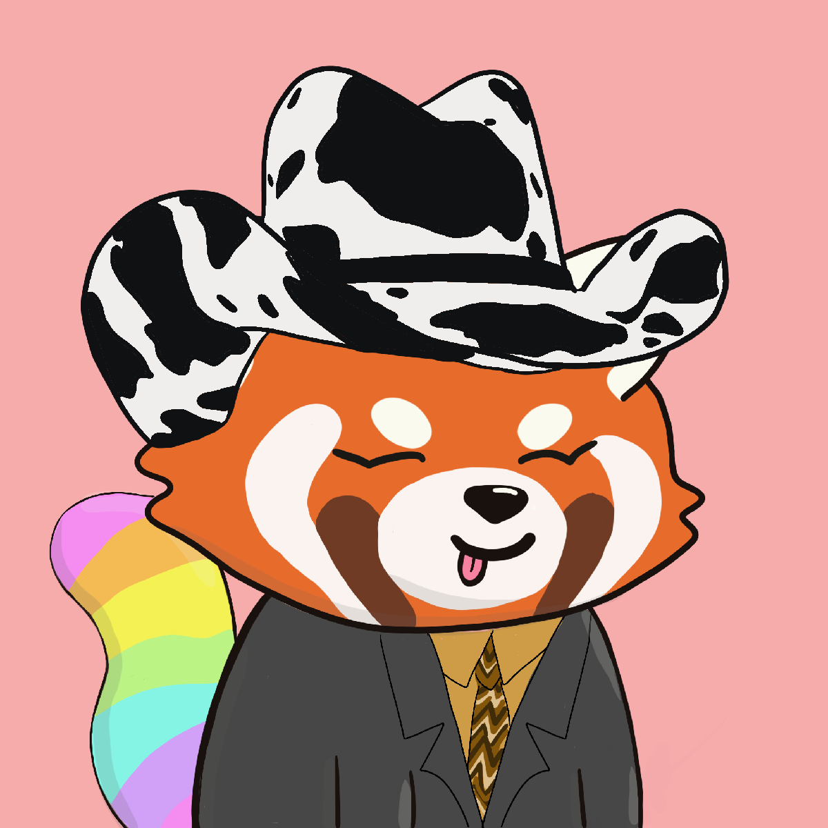Okay Red Panda #6689