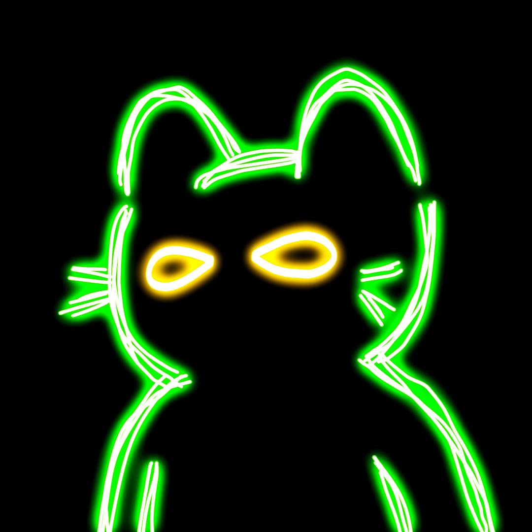 Neon Cat #140