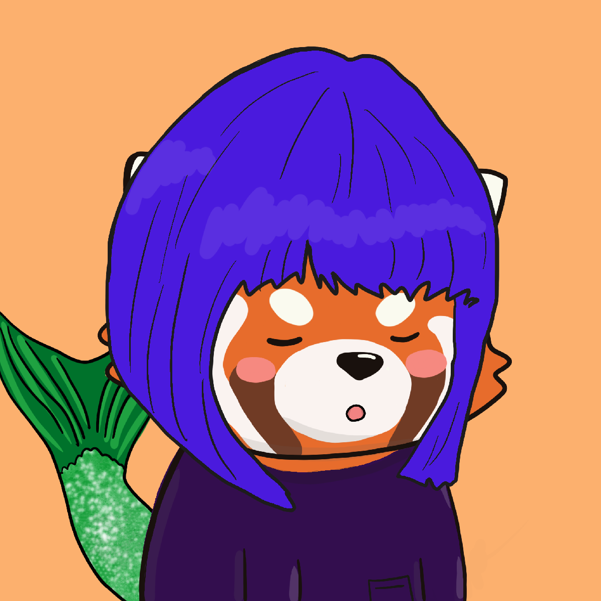 Okay Red Panda #6586