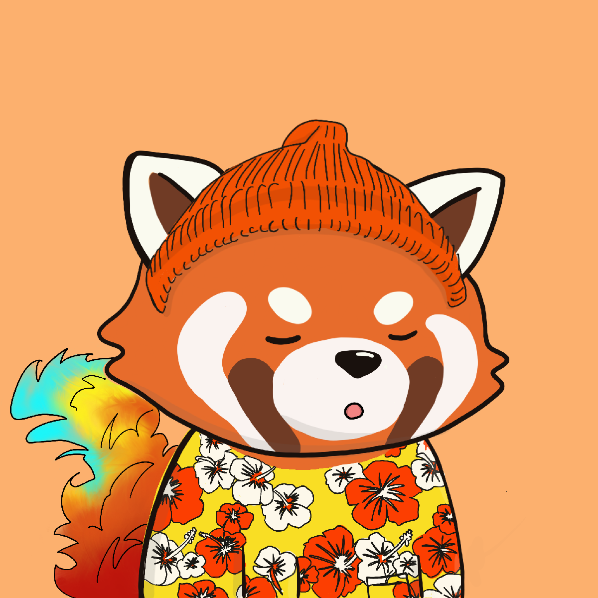 Okay Red Panda #7177