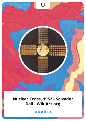 Nuclear Cross, 1952 - Salvador Dali - WikiArt.org