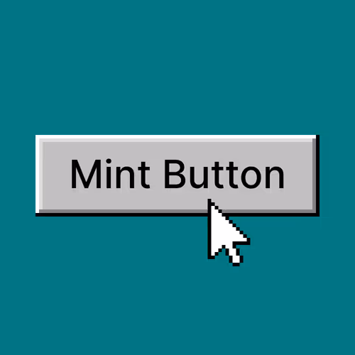 Mint Button #340
