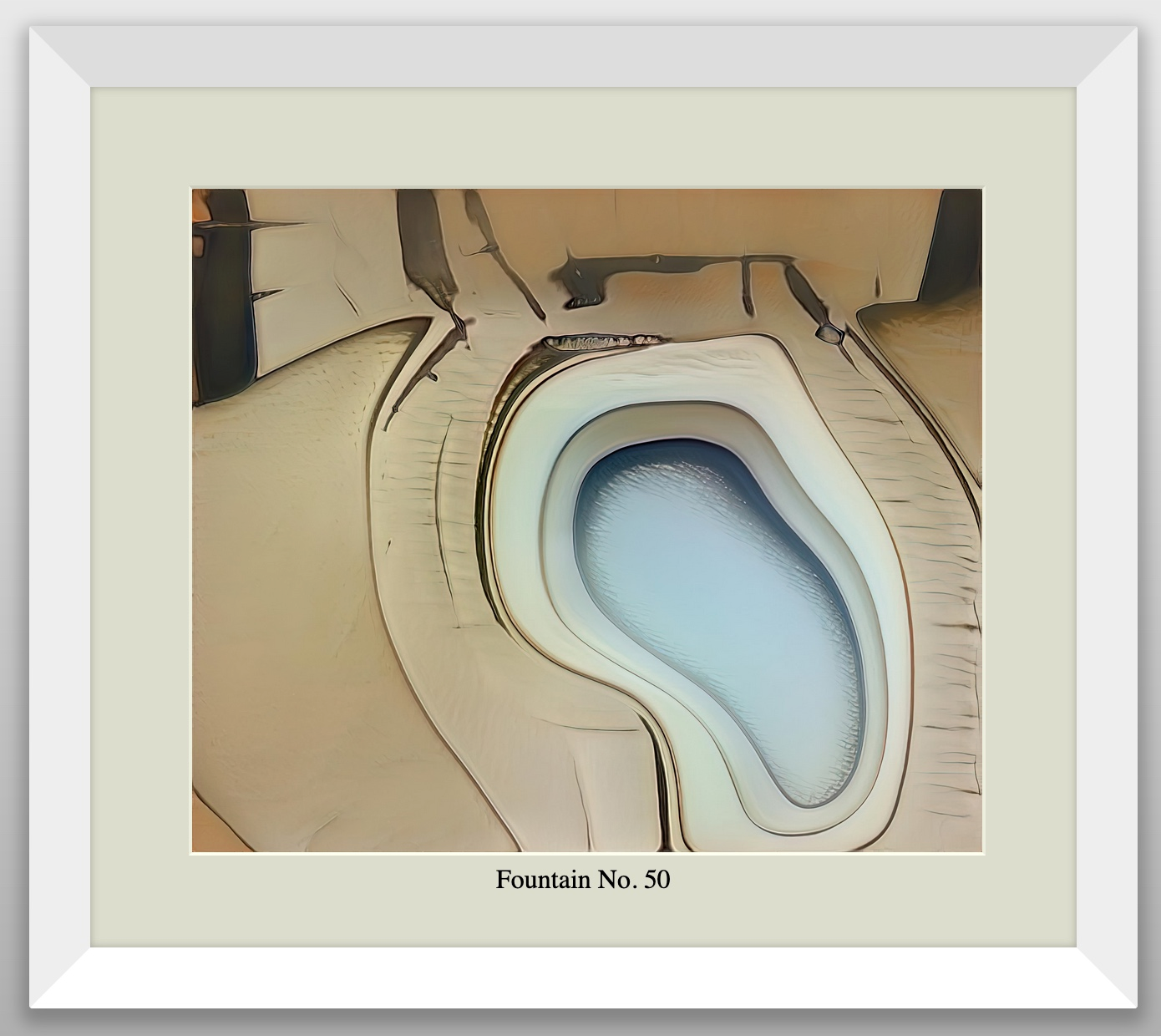Fountain No. 1 through 100 in a Frame