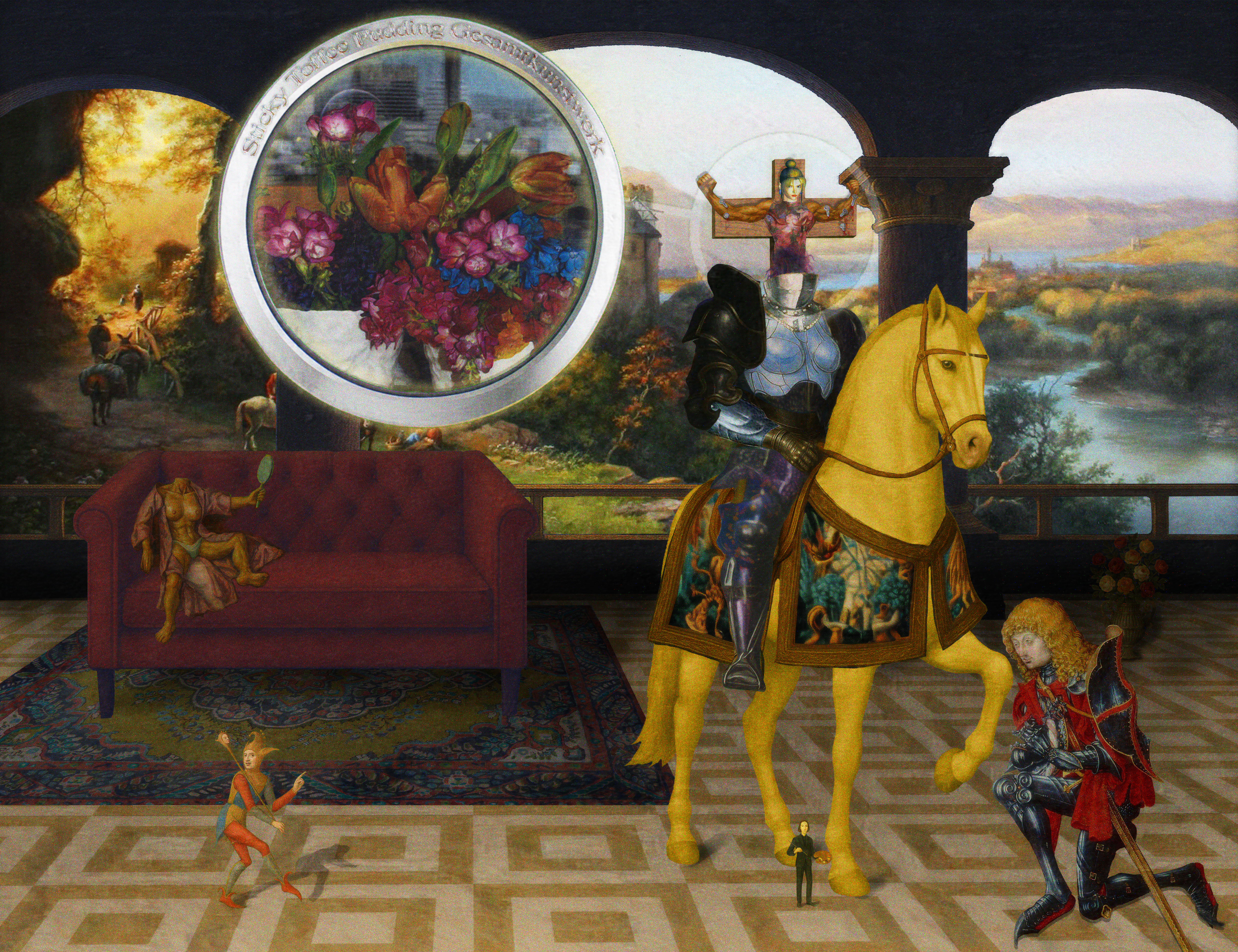 The Pilgrim’s Living Room Crucifixion; Mona Lisa Hyper-Gamble #31