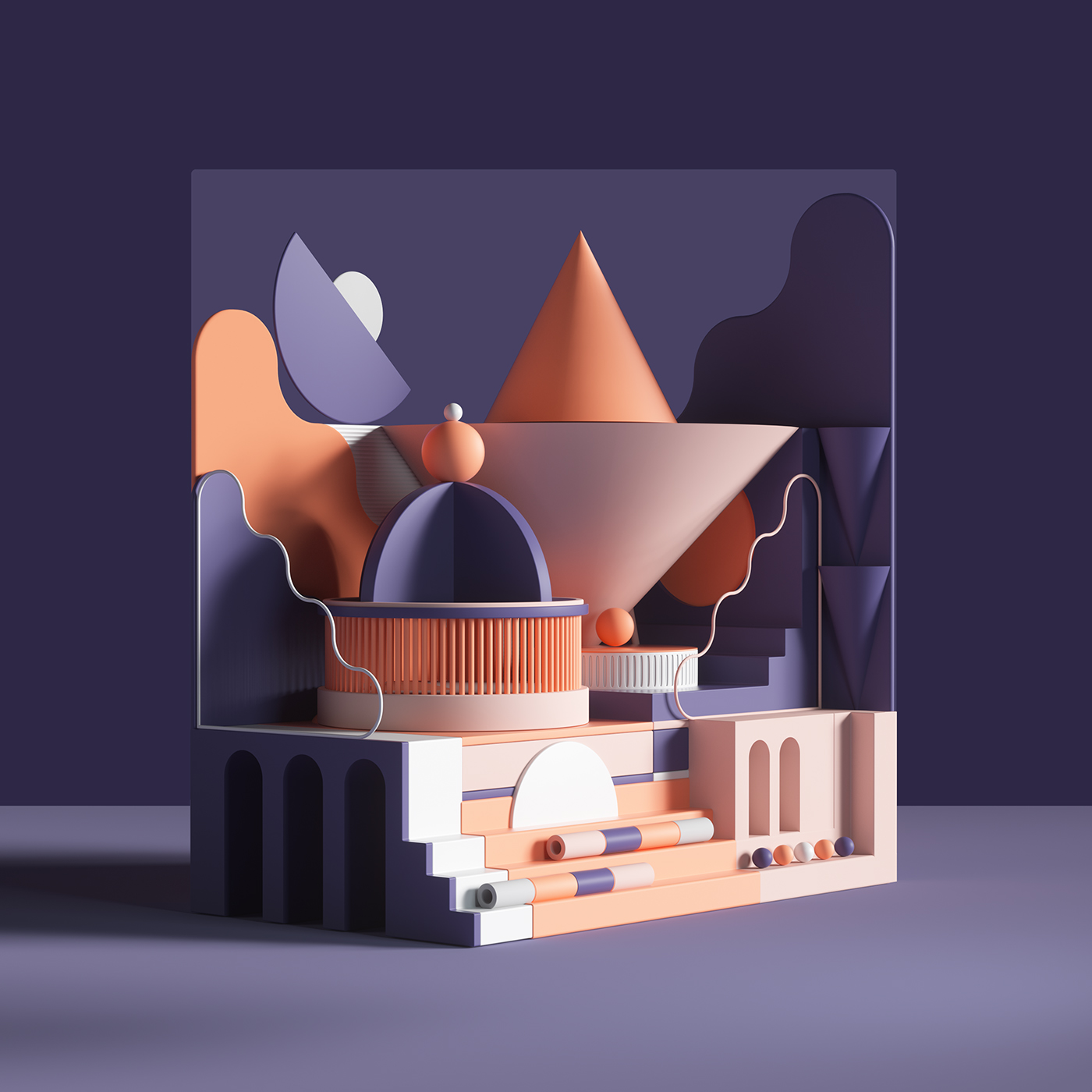 Purple and Orange V2