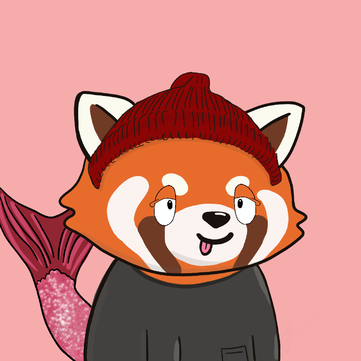 Okay Red Panda #7305