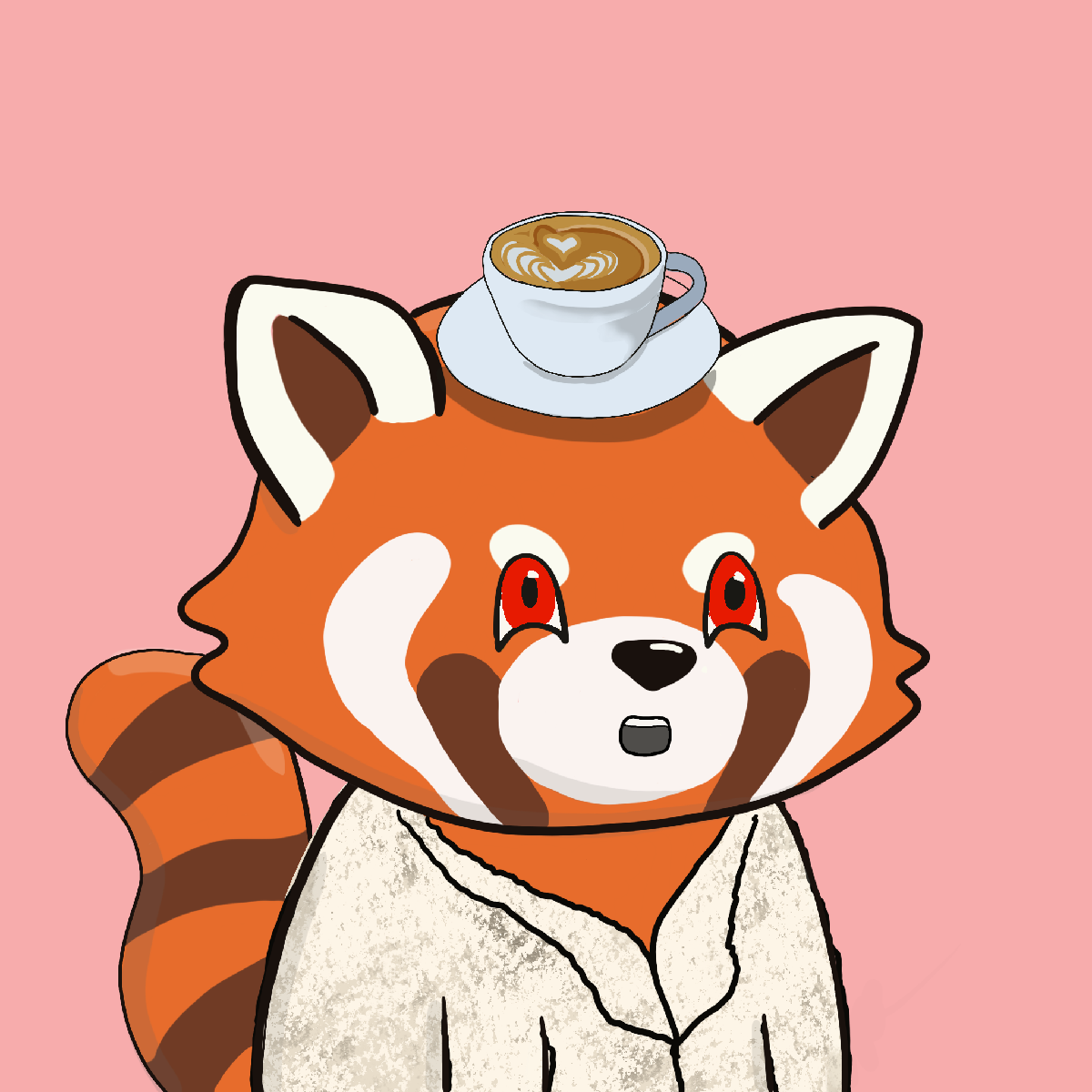 Okay Red Panda #6678