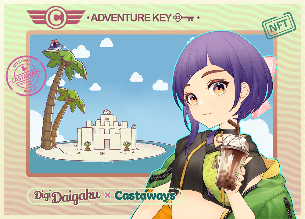 DigiDaigaku Genesis Adventure Key Castaways #1051 - Serenity