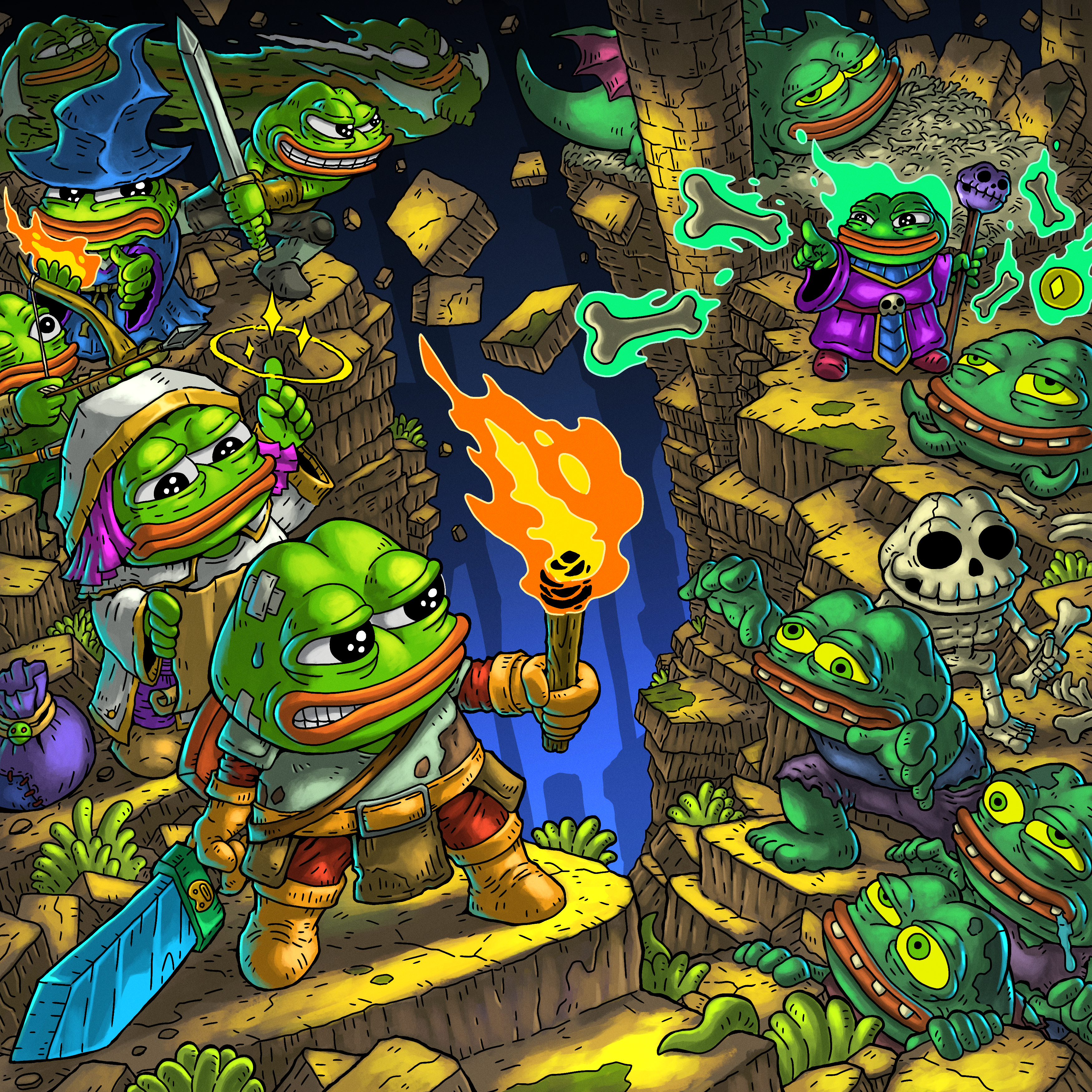 Crypt of Pepe Necromancer #8/88
