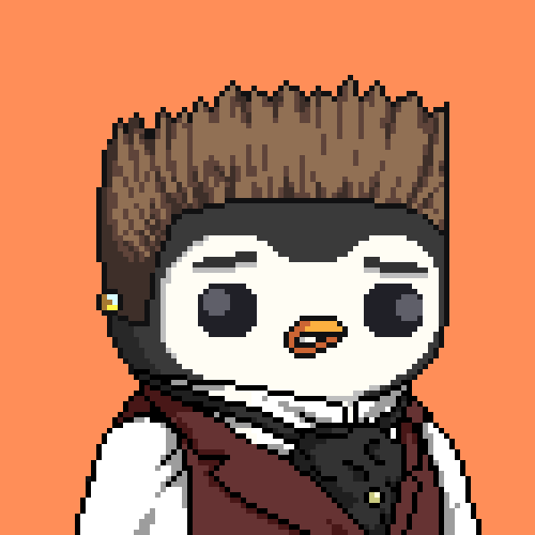 Pudgy Peaceful Penguin #2121