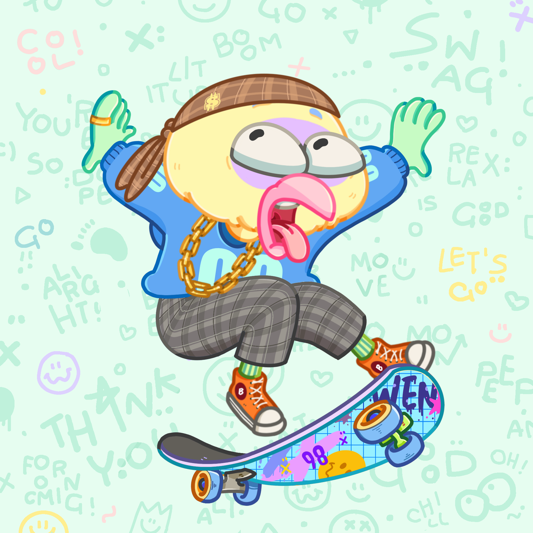 SkaterBirds #1441