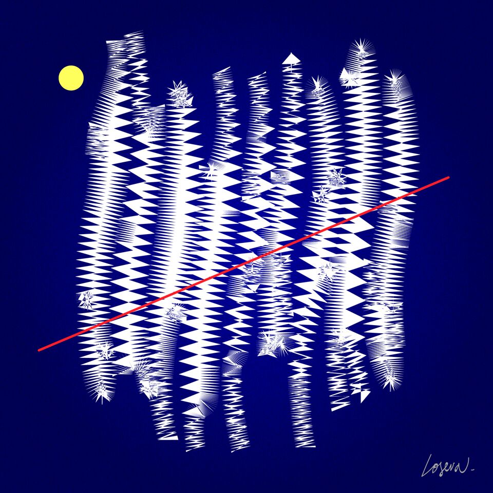 Reflection of the forms. Series #01. Art #01