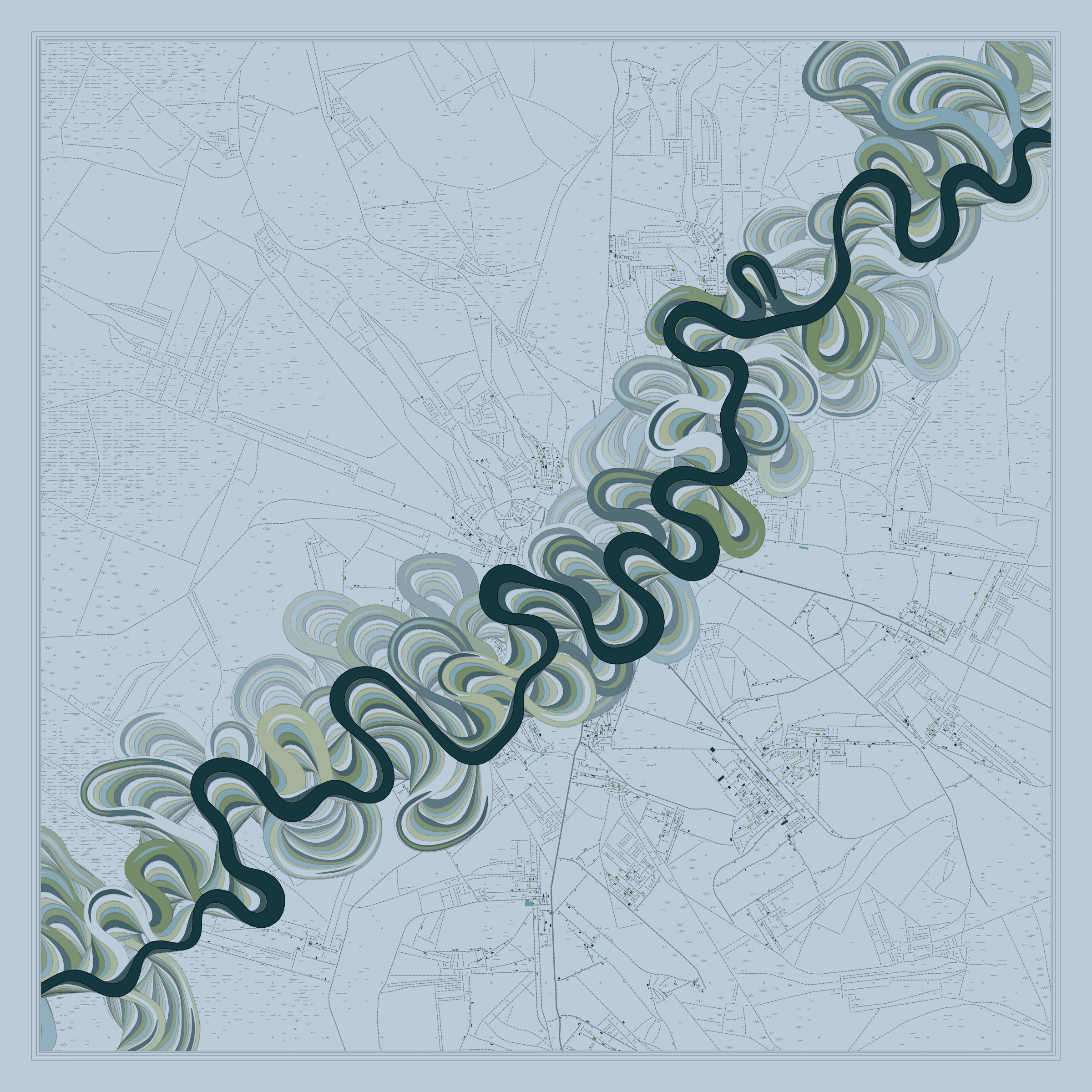 Ancient Courses of Fictional Rivers #998