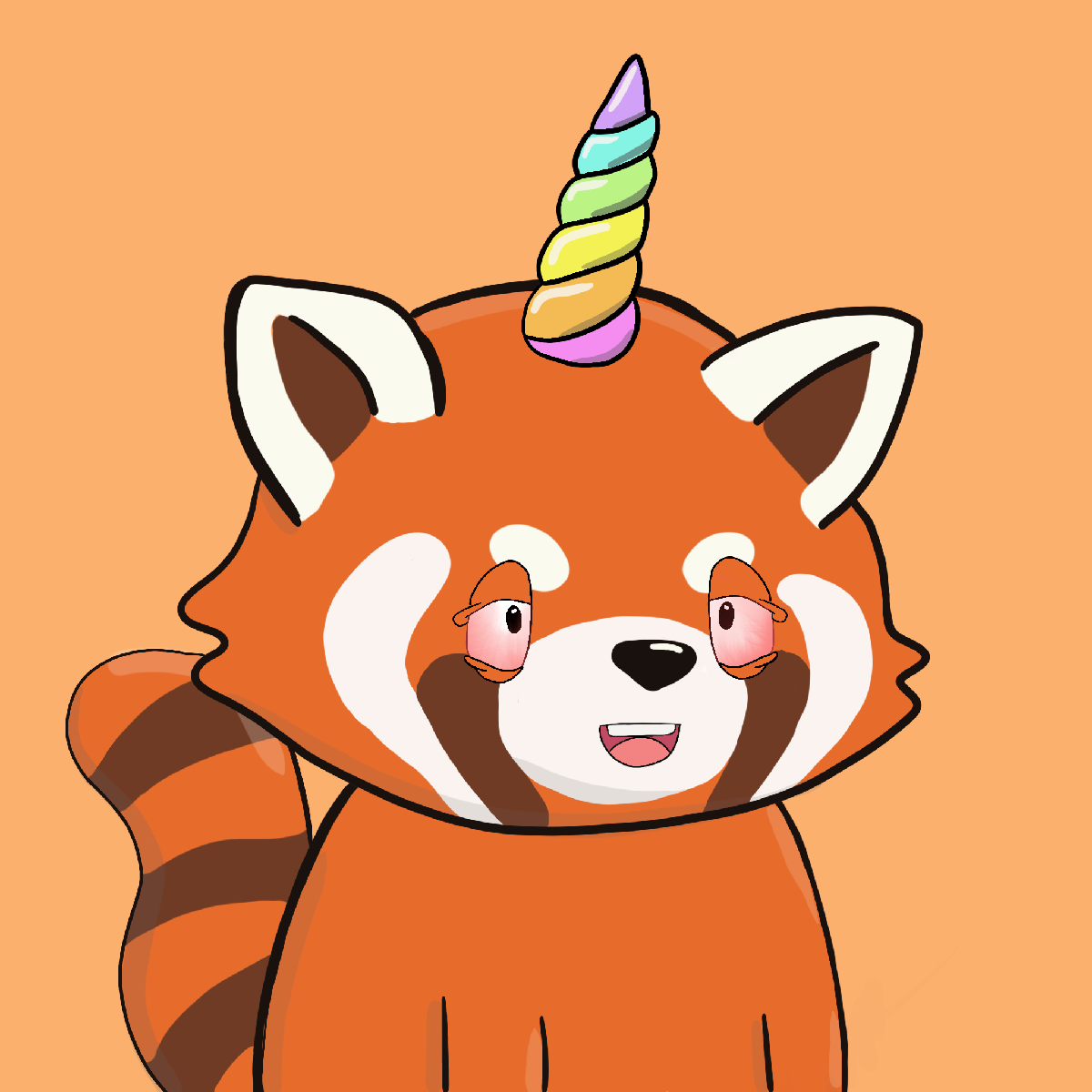 Okay Red Panda #6643