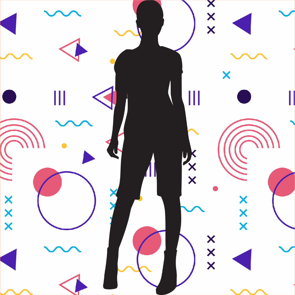 Fashion Silhouette Female Model #1389