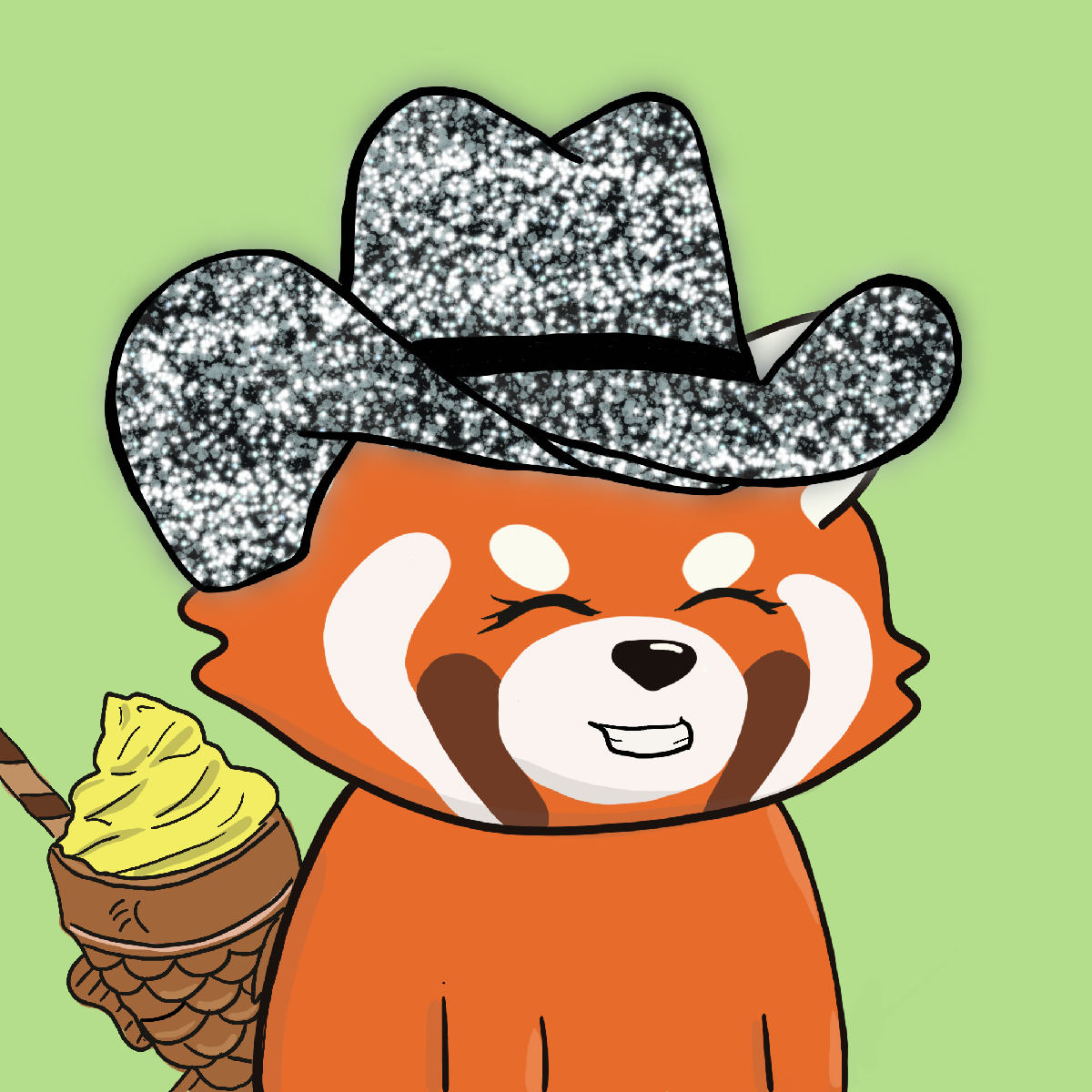 Okay Red Panda #7487