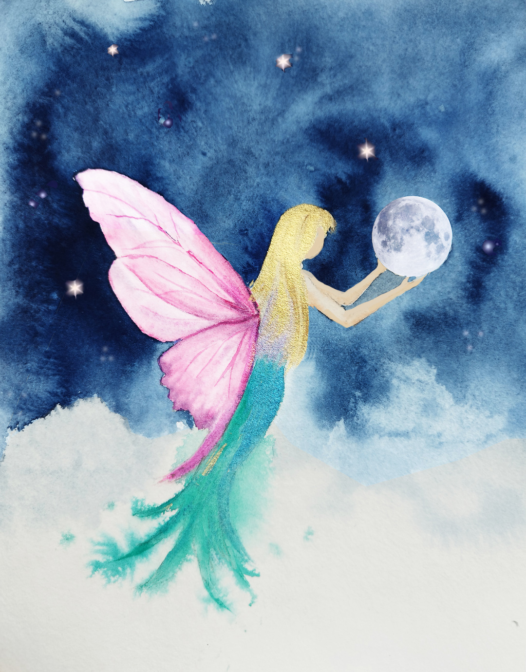butterfly and mermaid