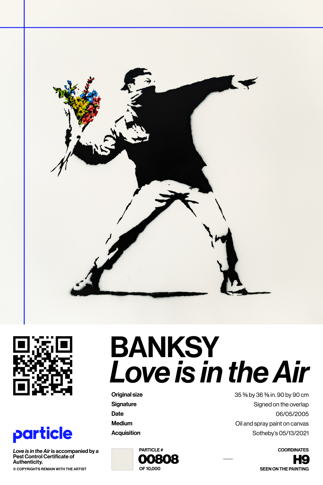 Banksy | Love Is In The Air #808