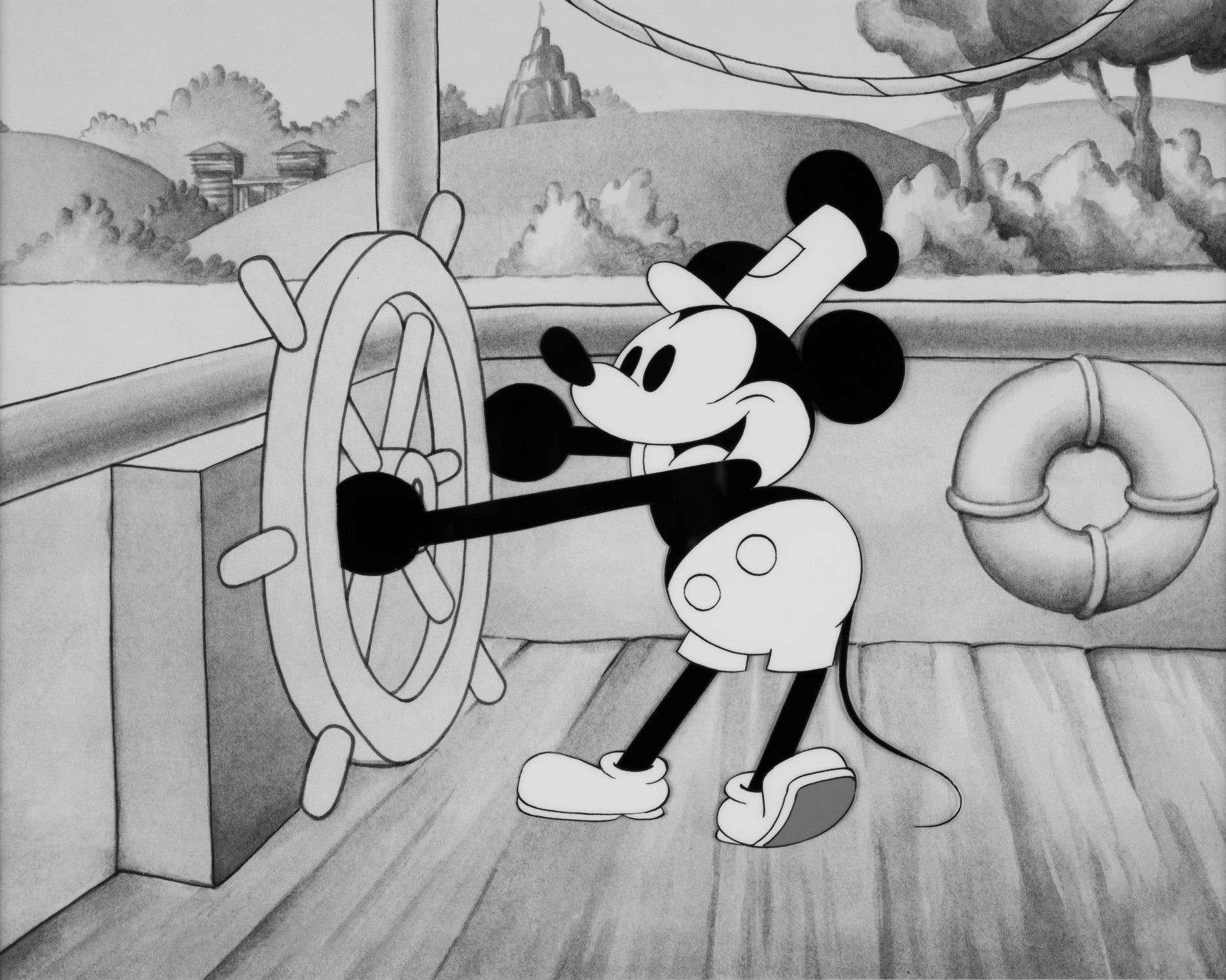 Steamboat Willie Public Domain 2024 #1559/2000