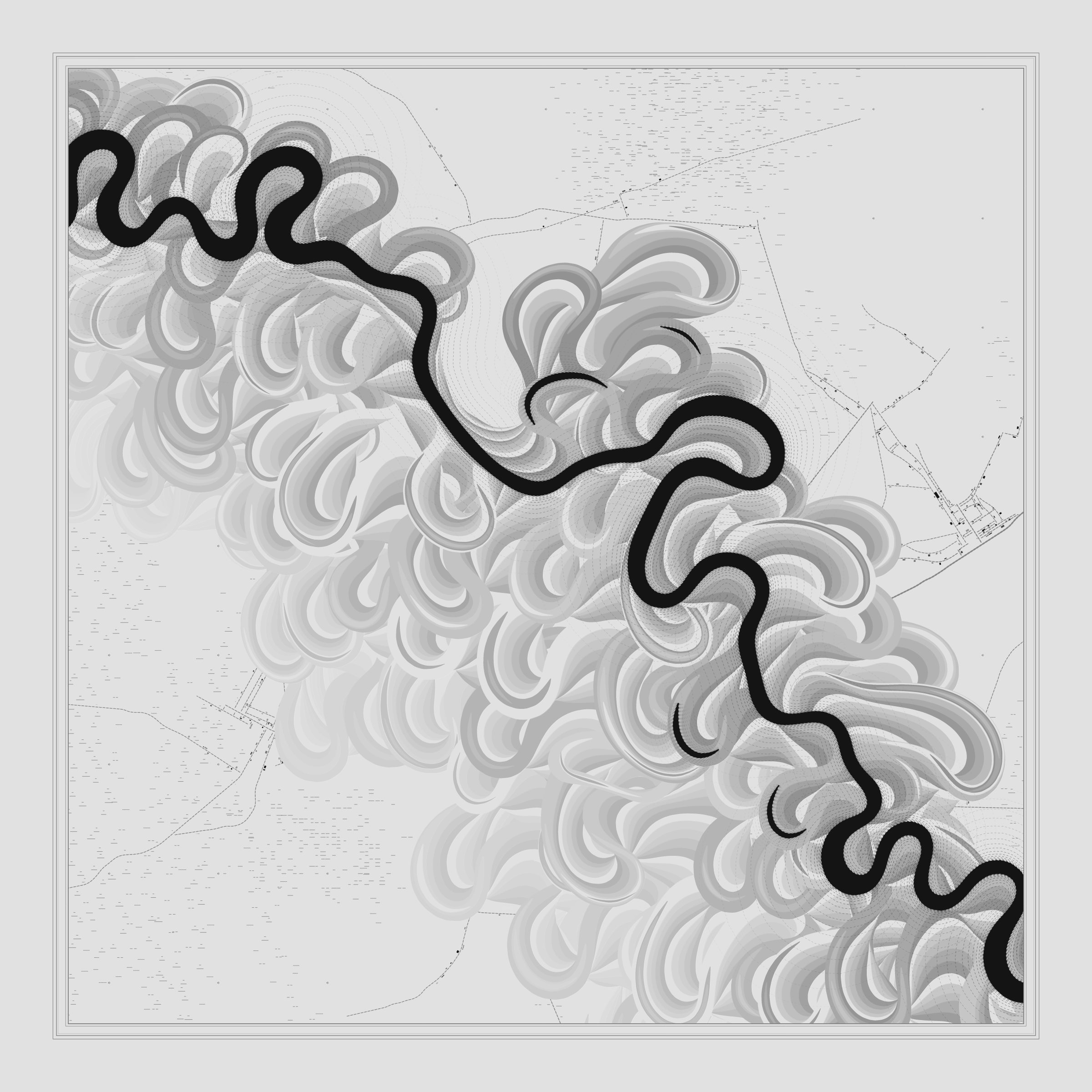 Ancient Courses of Fictional Rivers #709