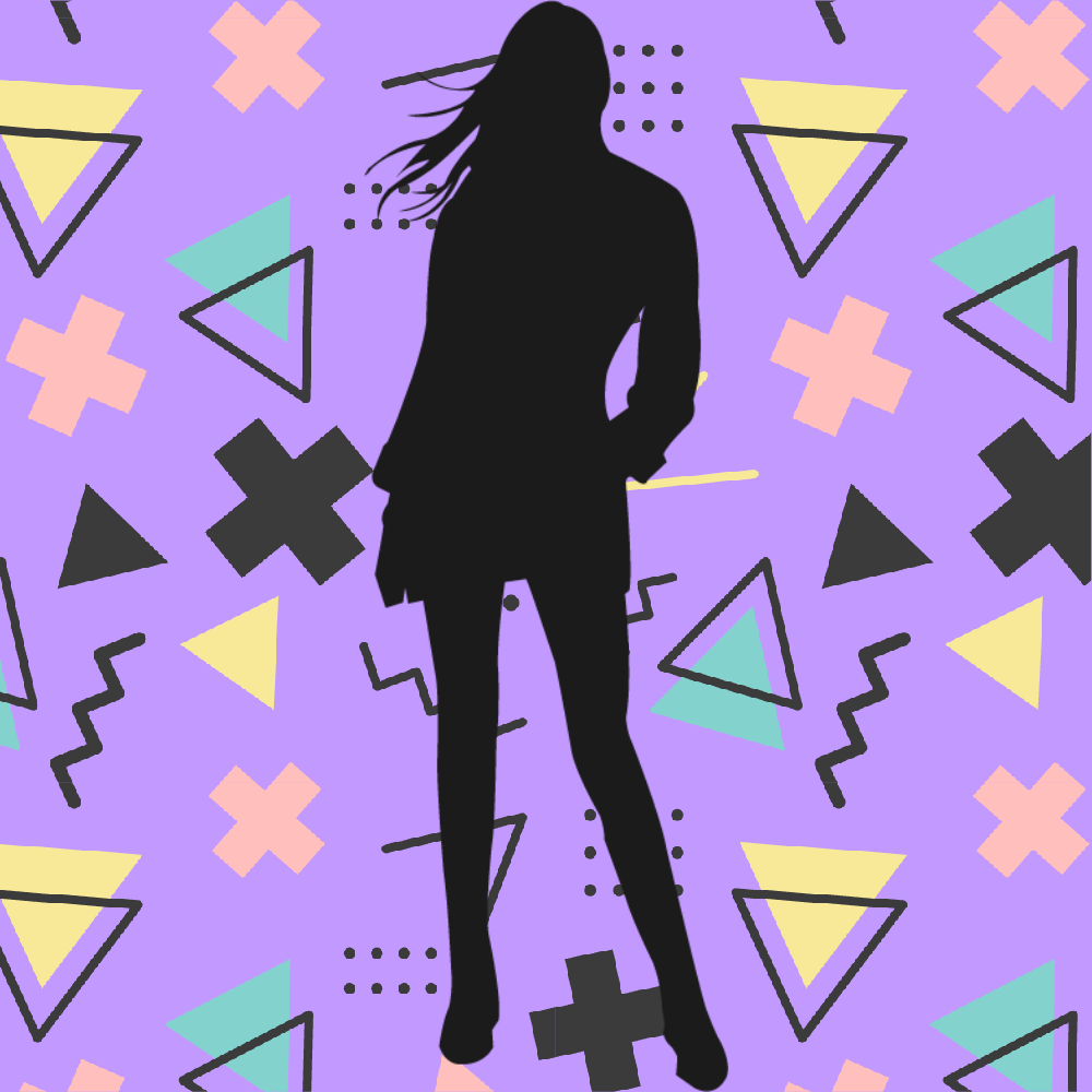 Fashion Silhouette Female Model #4179