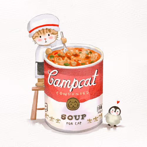 Soup for cat