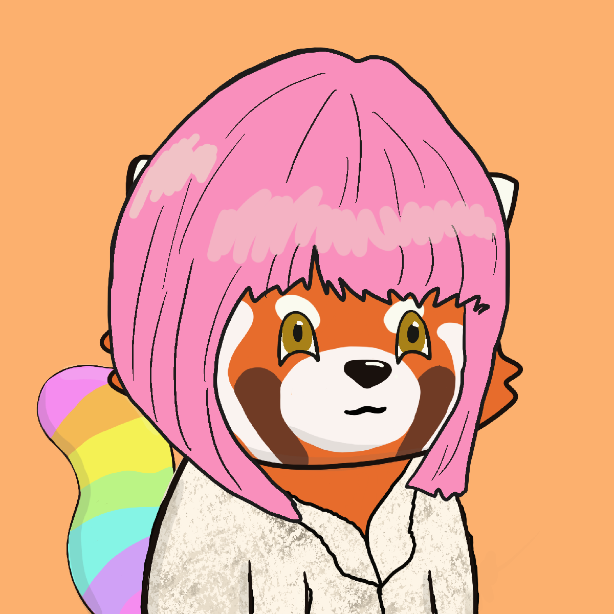 Okay Red Panda #6755
