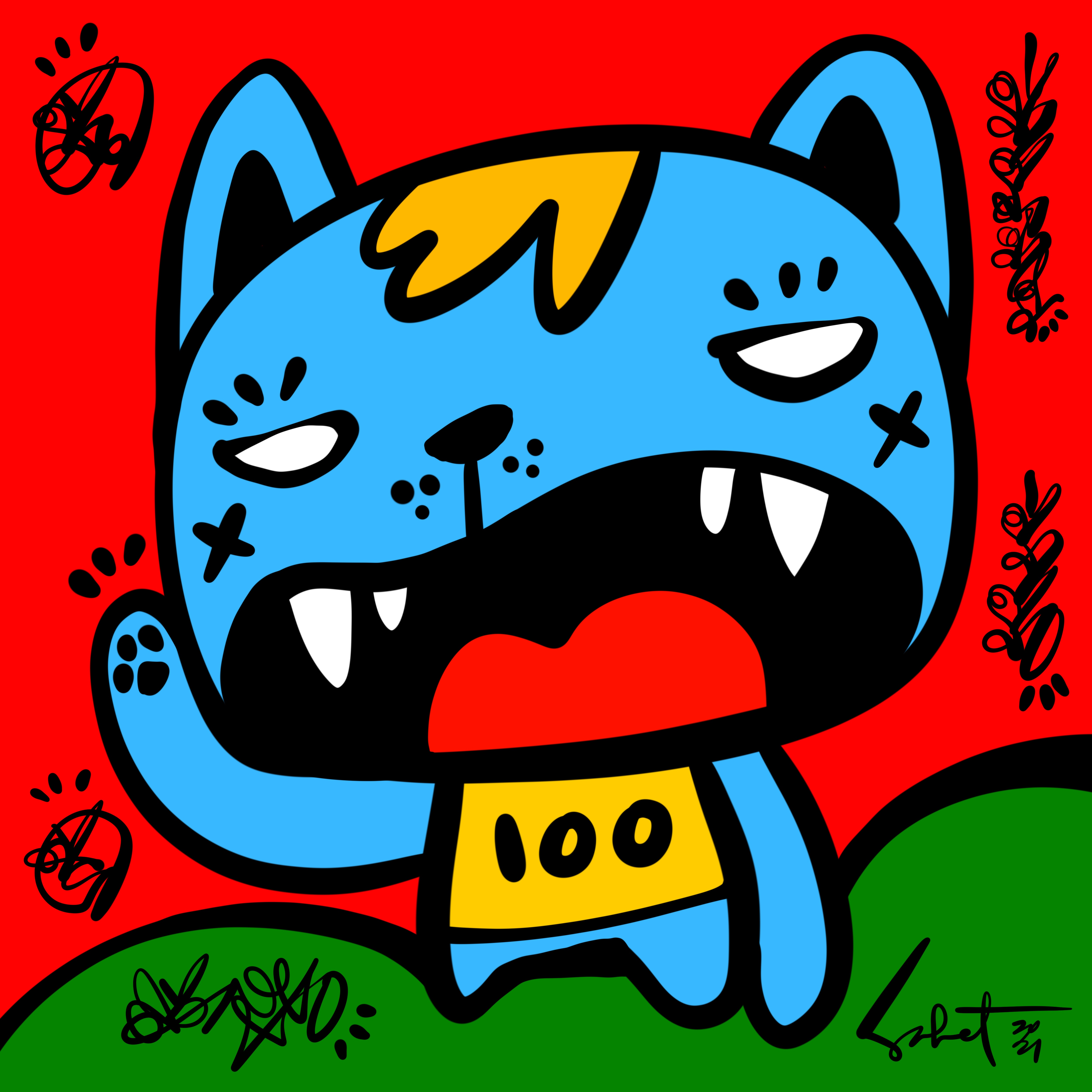 Ugly Kitties by Sabet (Special Edition: Celebrating 100 owners)