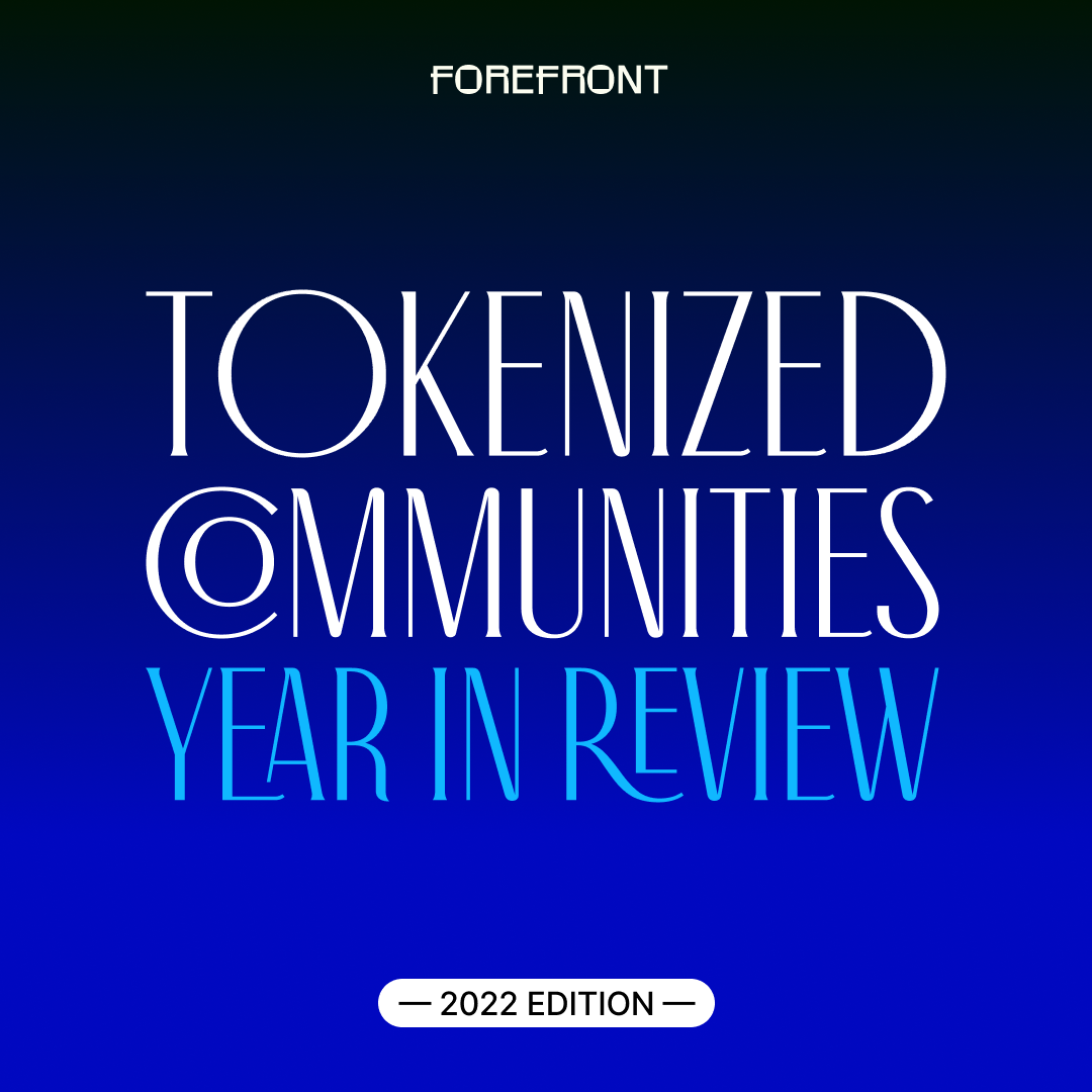 2022 Tokenized Communities Year in Review 27