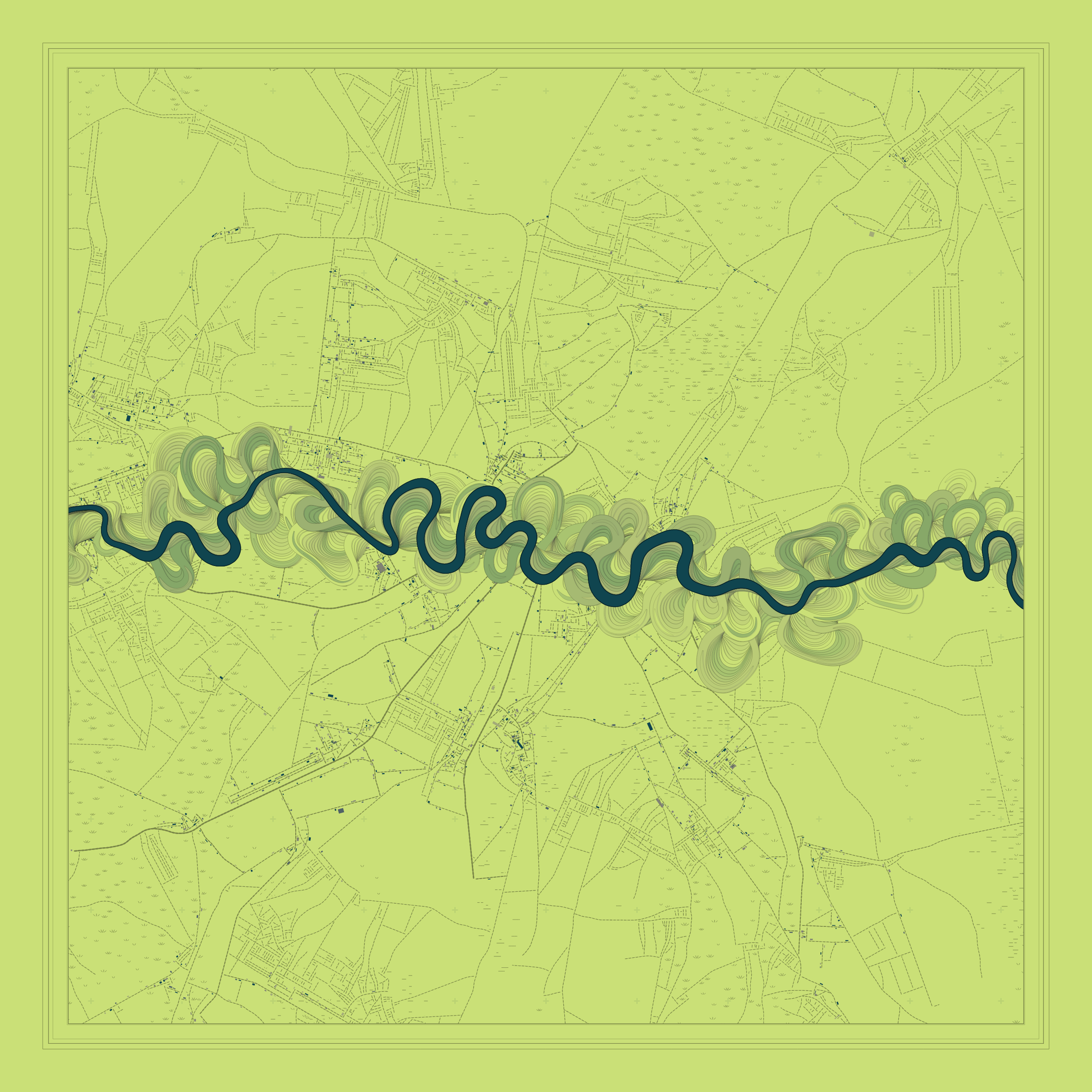 Ancient Courses of Fictional Rivers #279