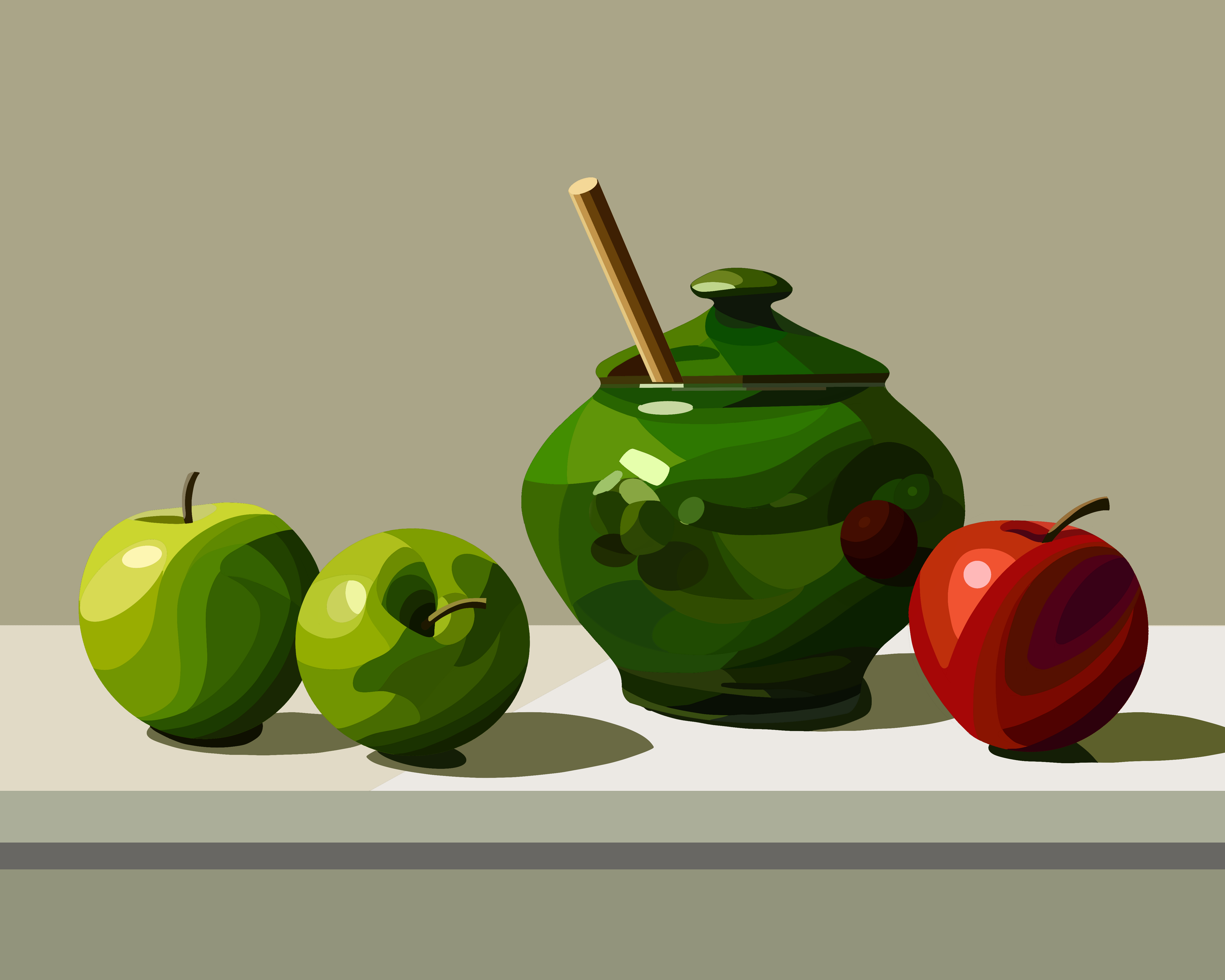Jar of Apple Juice