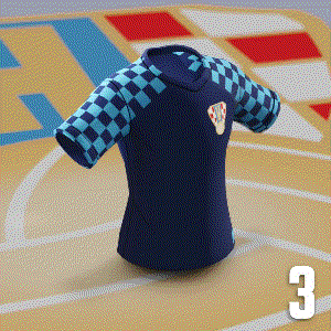 Croatia Away Jersey 3