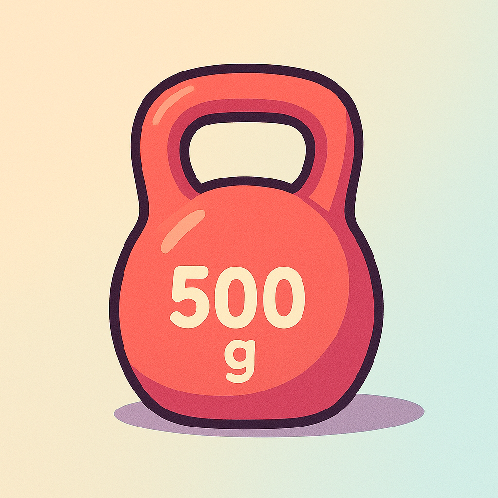 Kettlebell - 500 g #4