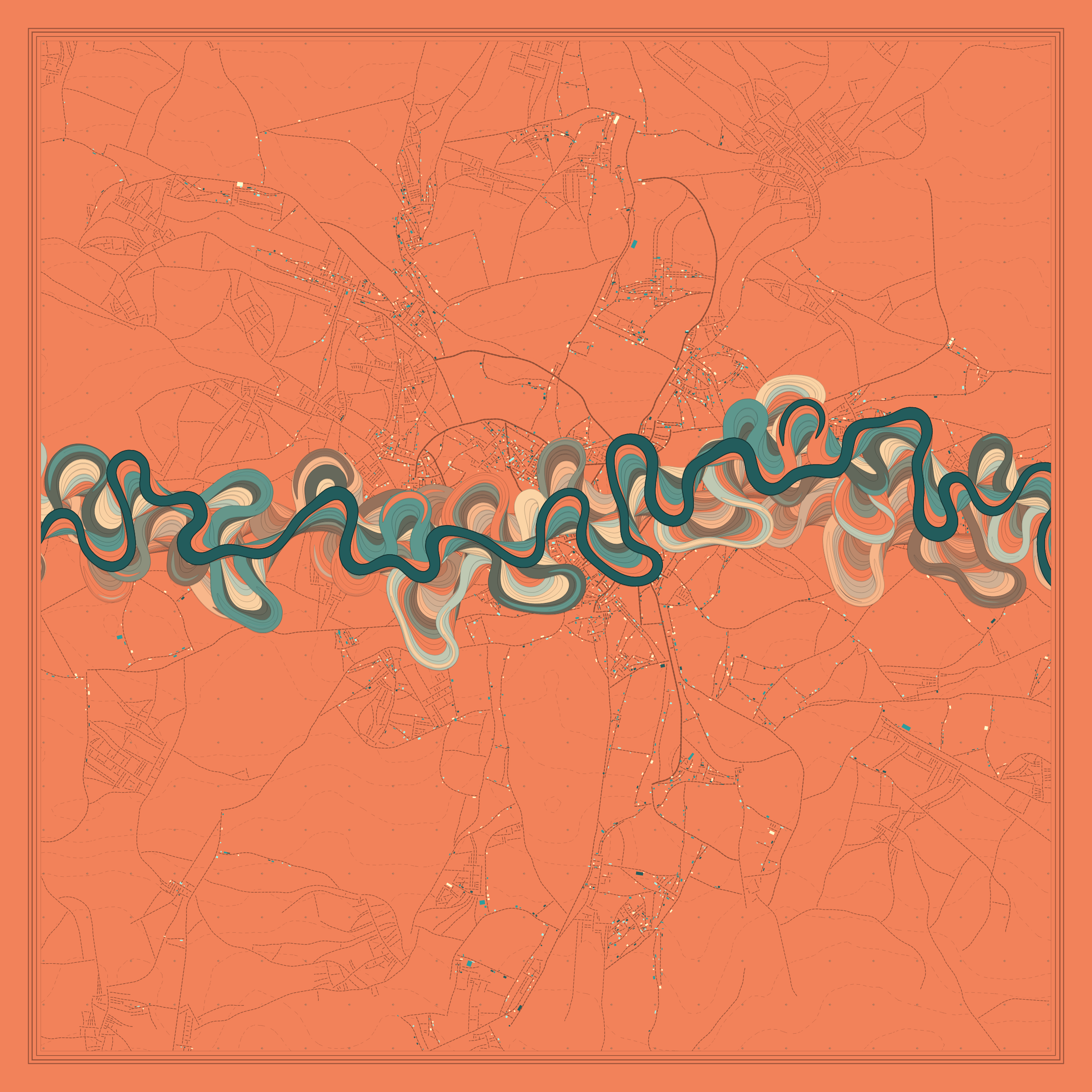 Ancient Courses of Fictional Rivers #361