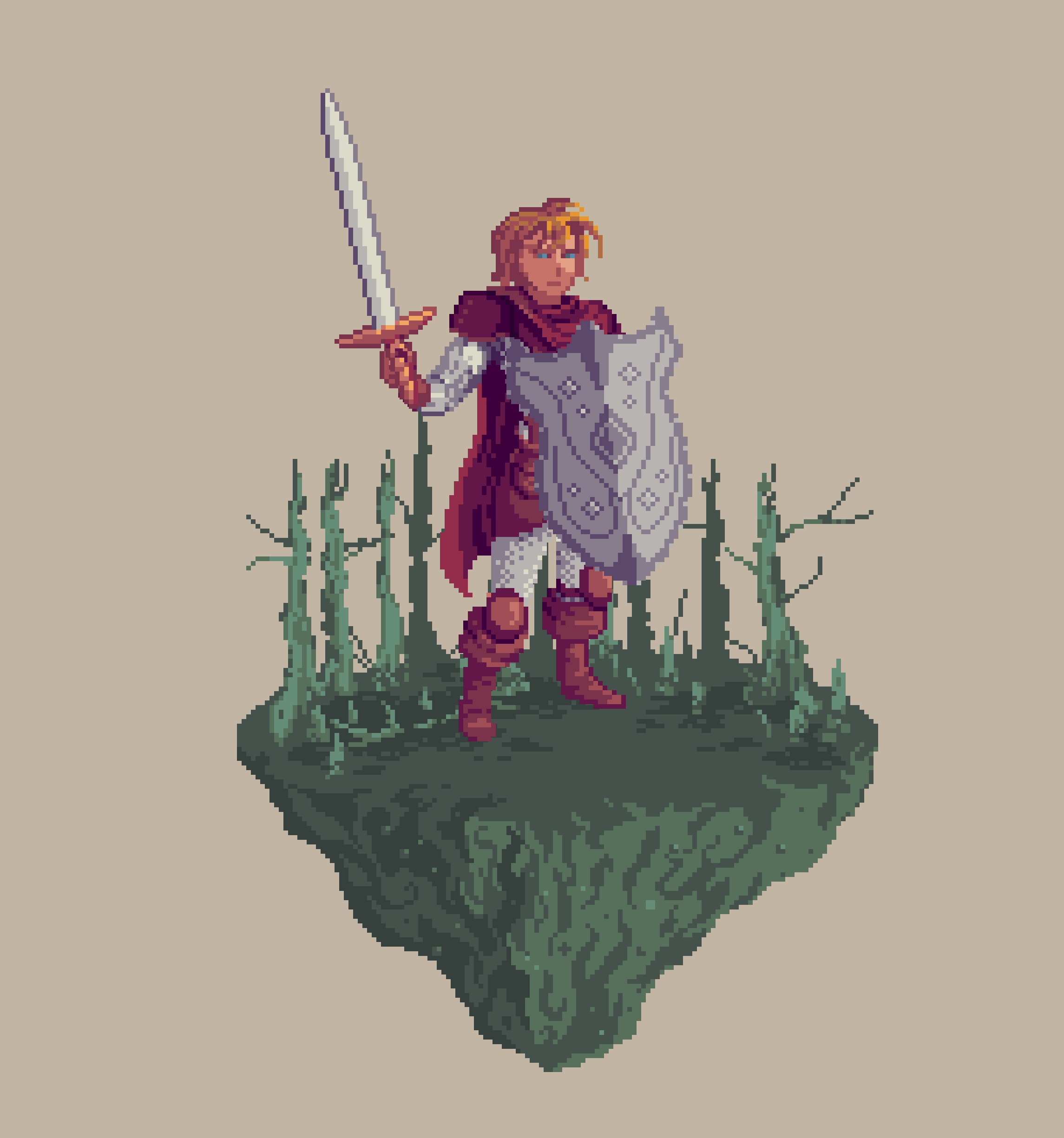 Wayfarer Human Slateshield Paladin from The Swamp