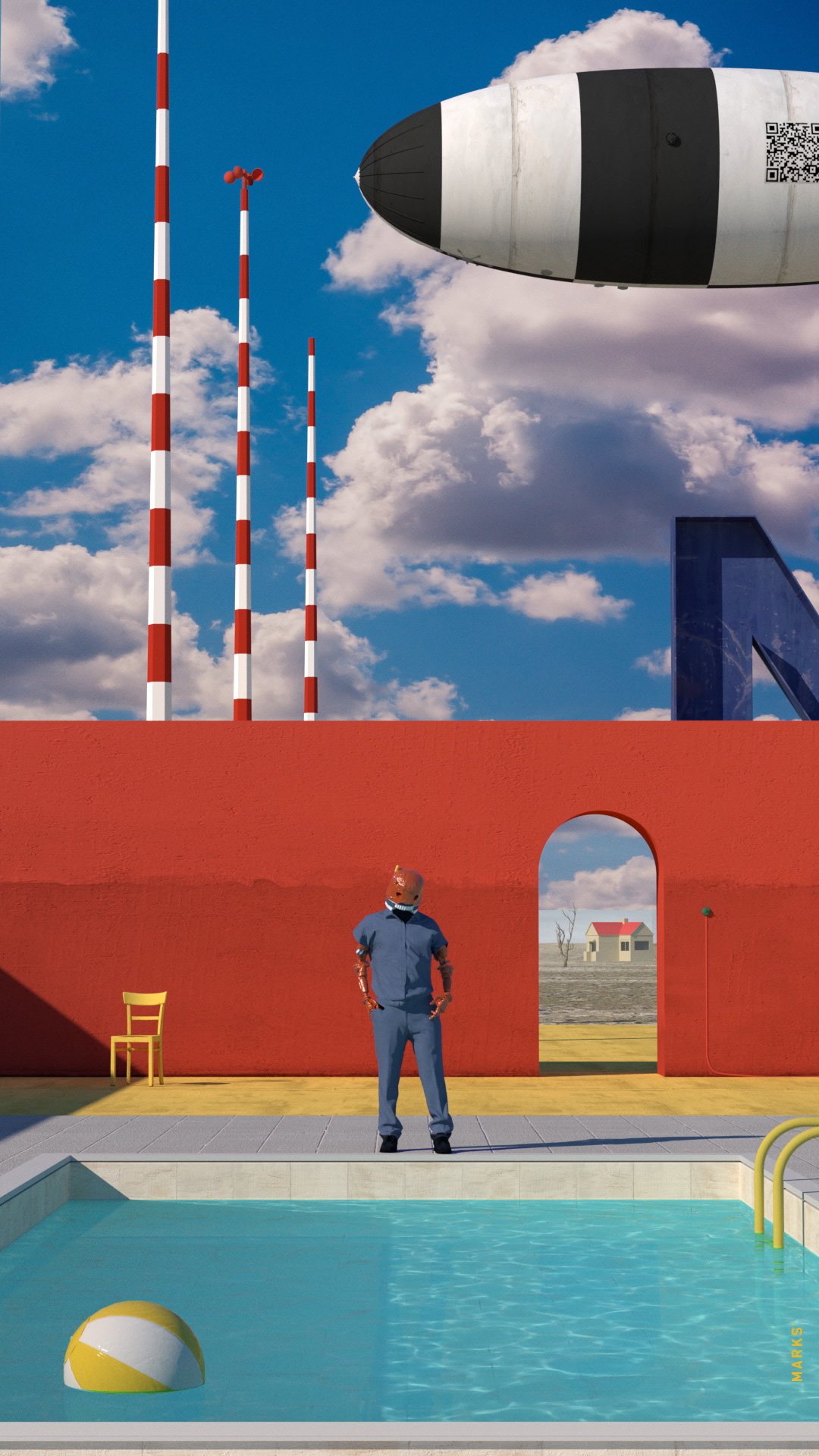 No Splash - (Homage to Hockney) #3/5