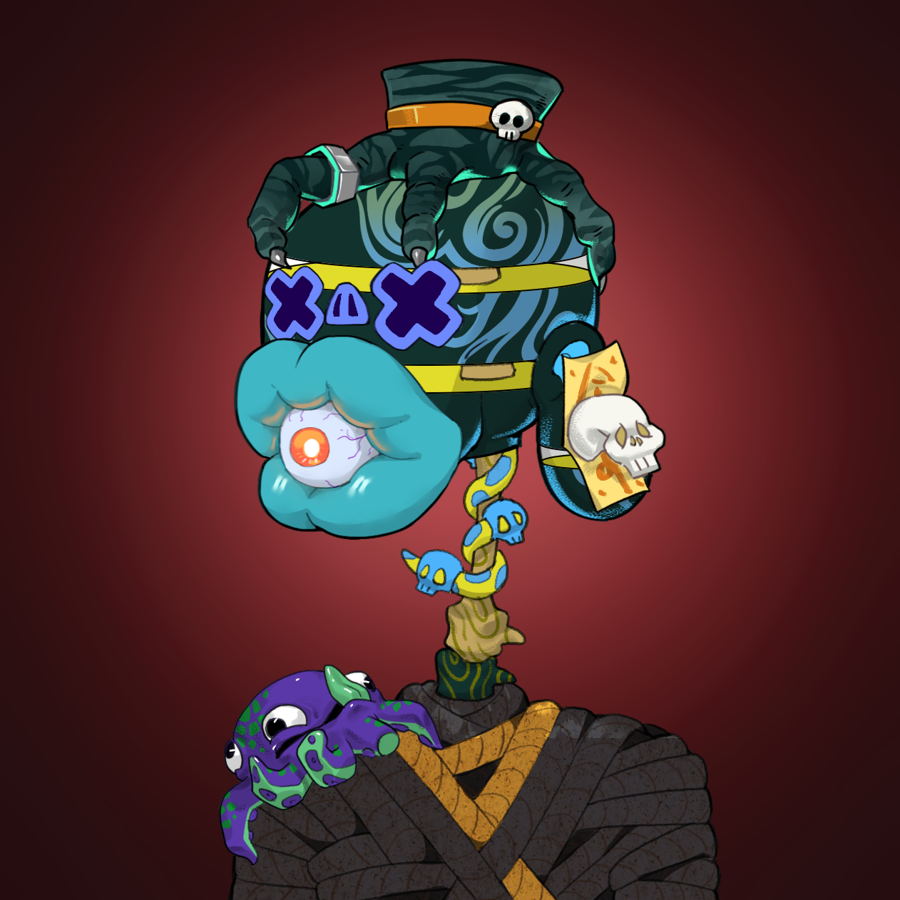 TNT Skeleton #140