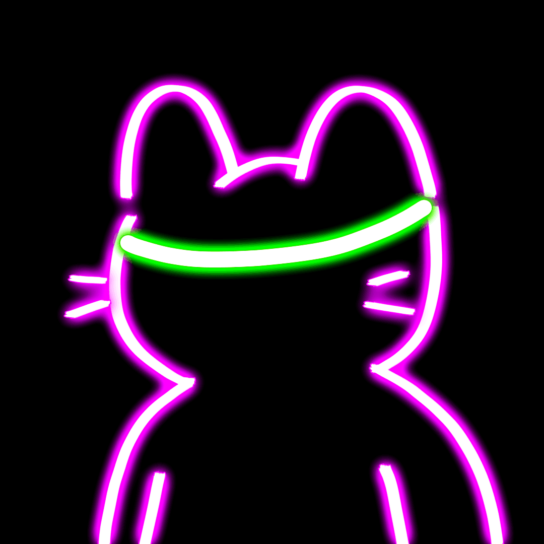 Neon Cat #367