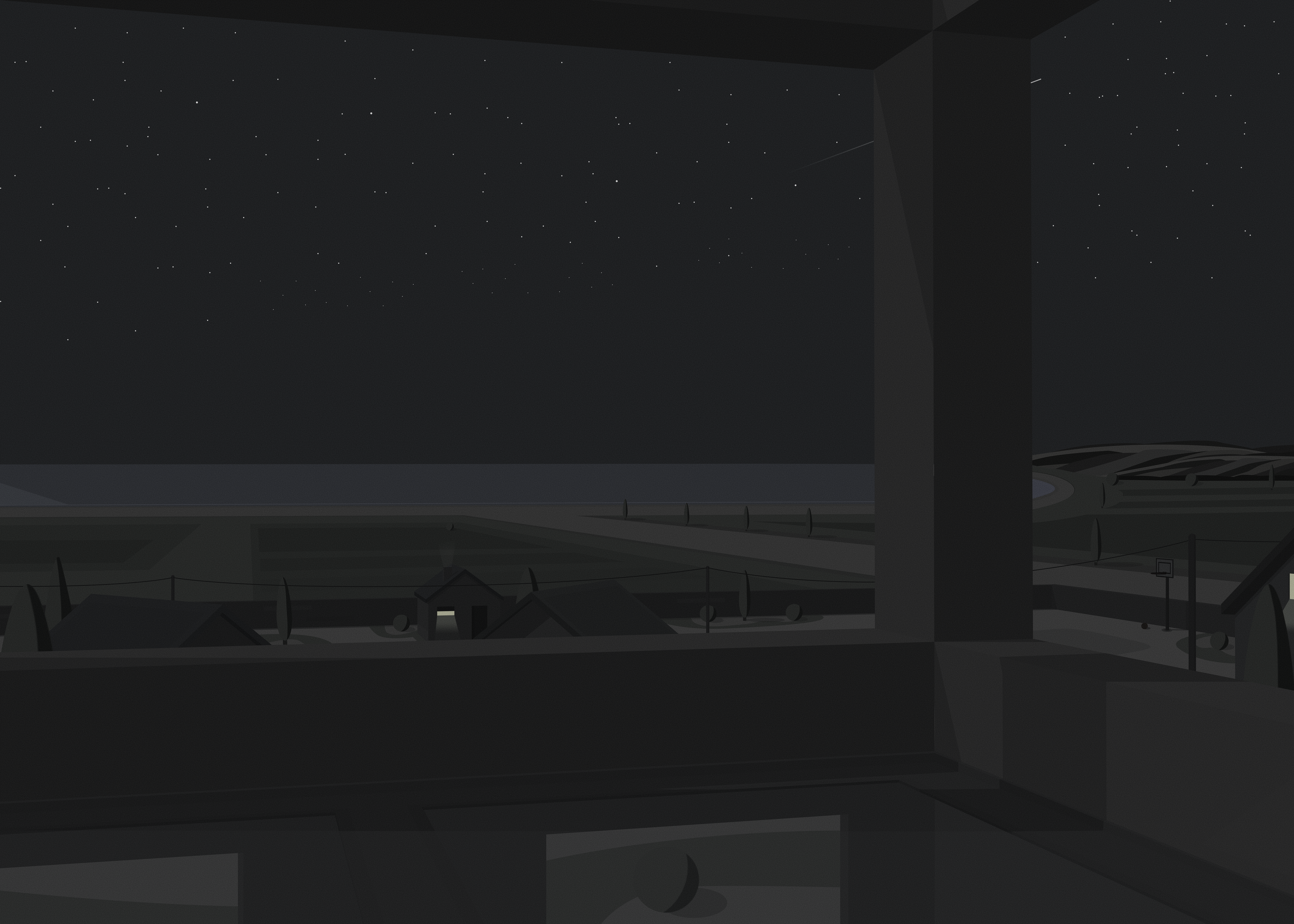 Bolonia at night