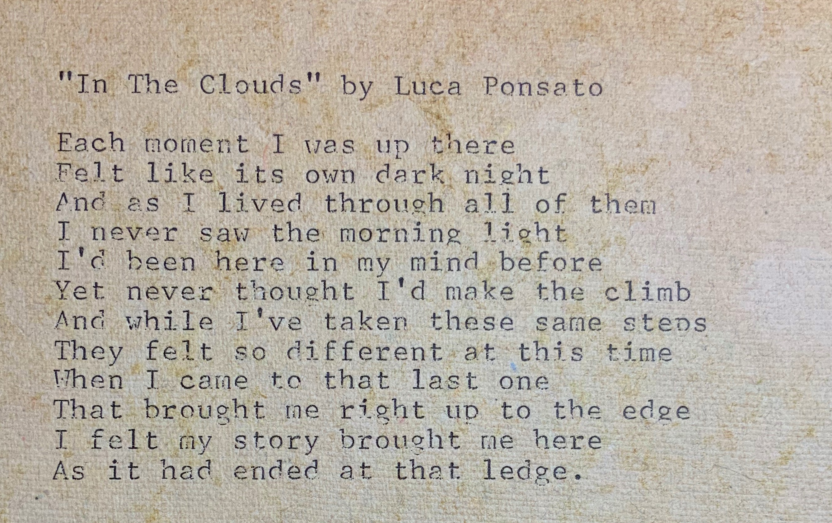 In The Clouds