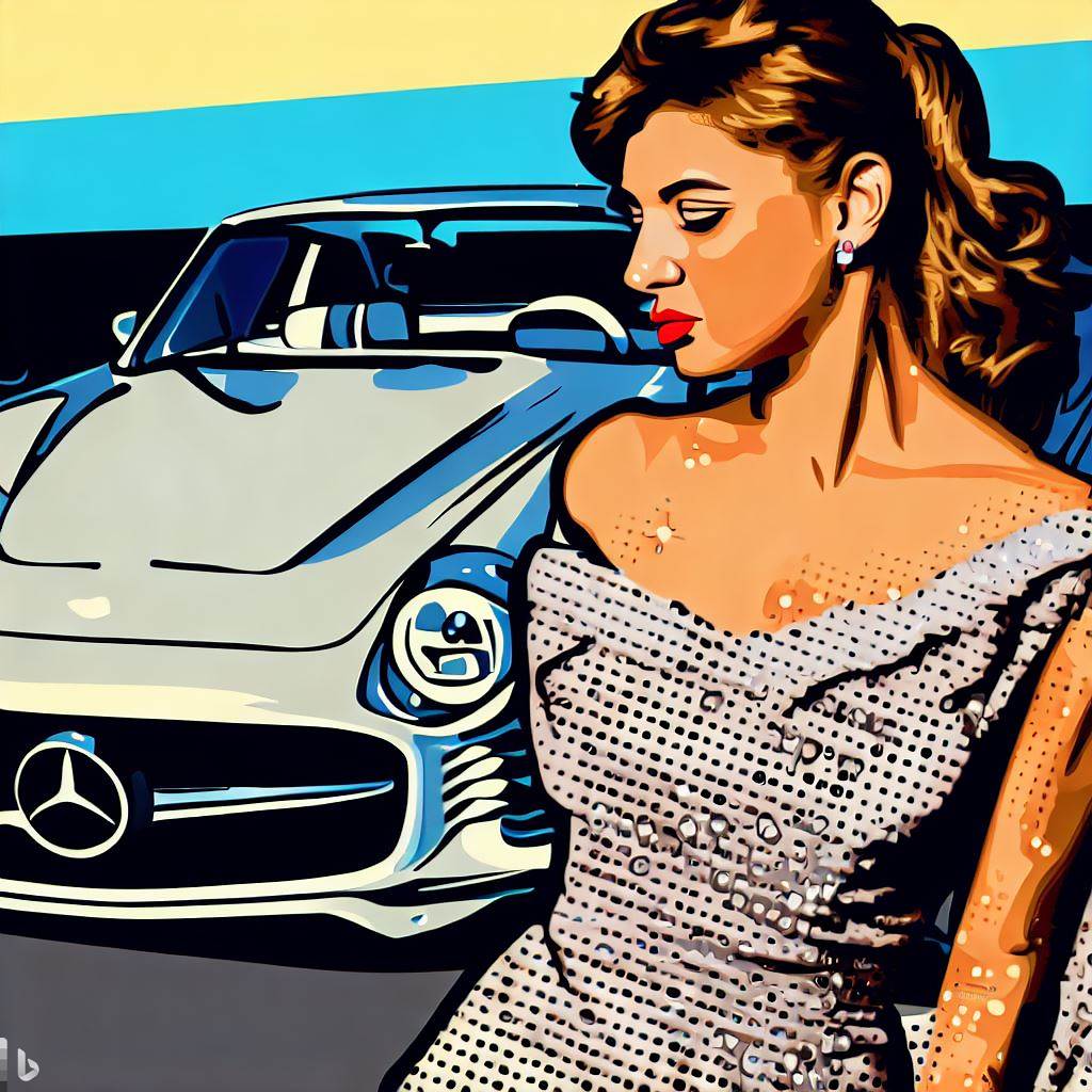 Glorious Girls with Famed Cars #104