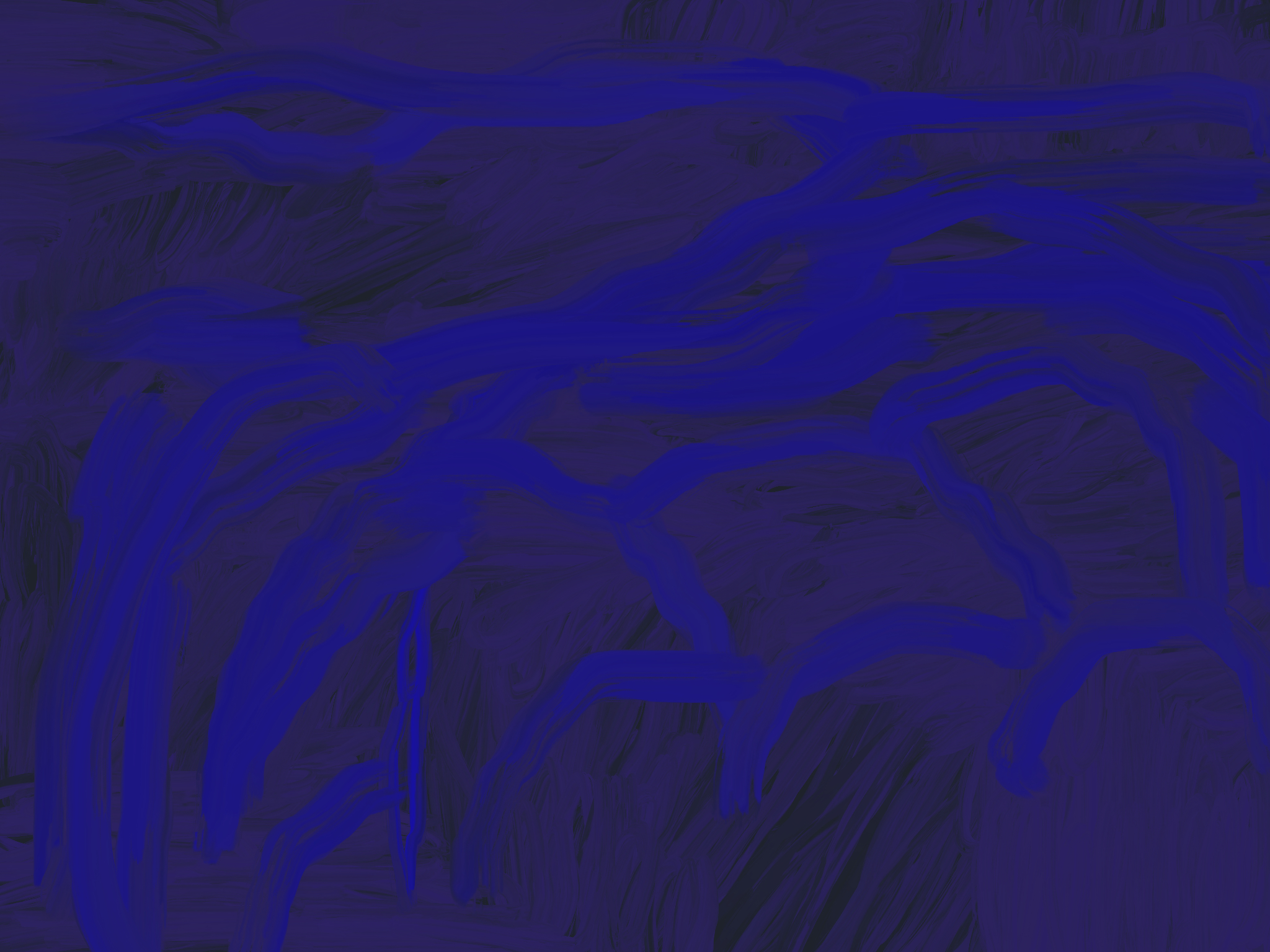 Pedras à noite