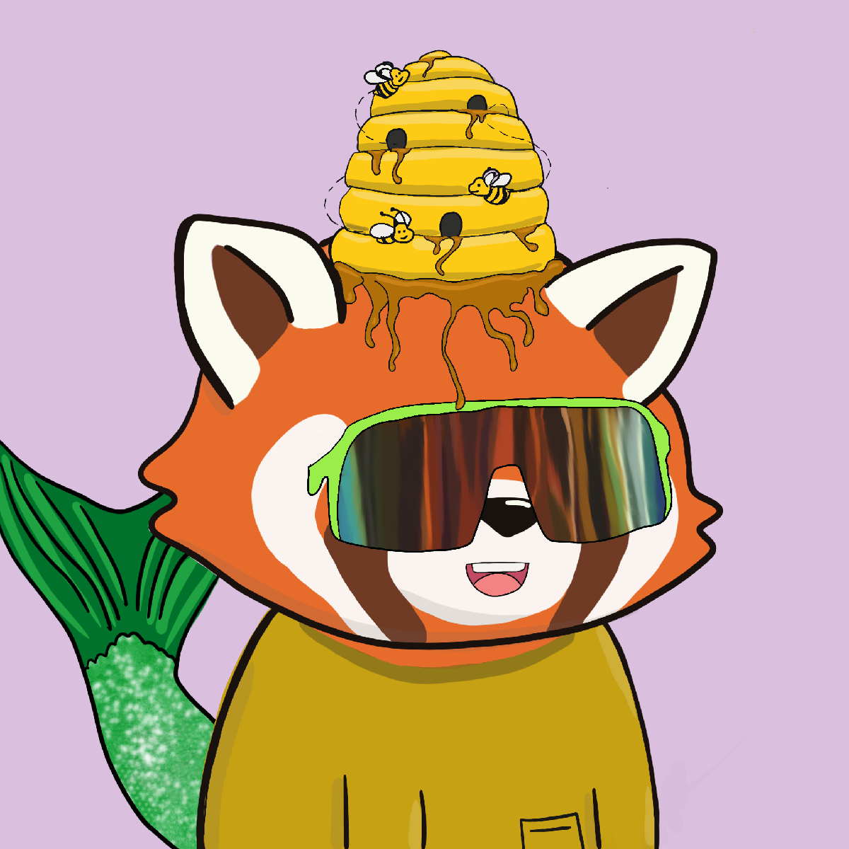 Okay Red Panda #6670