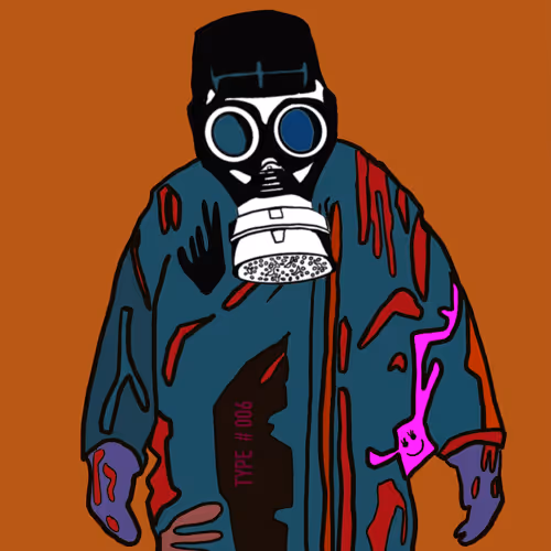 GAS MASK the upper half TYPE ＃006