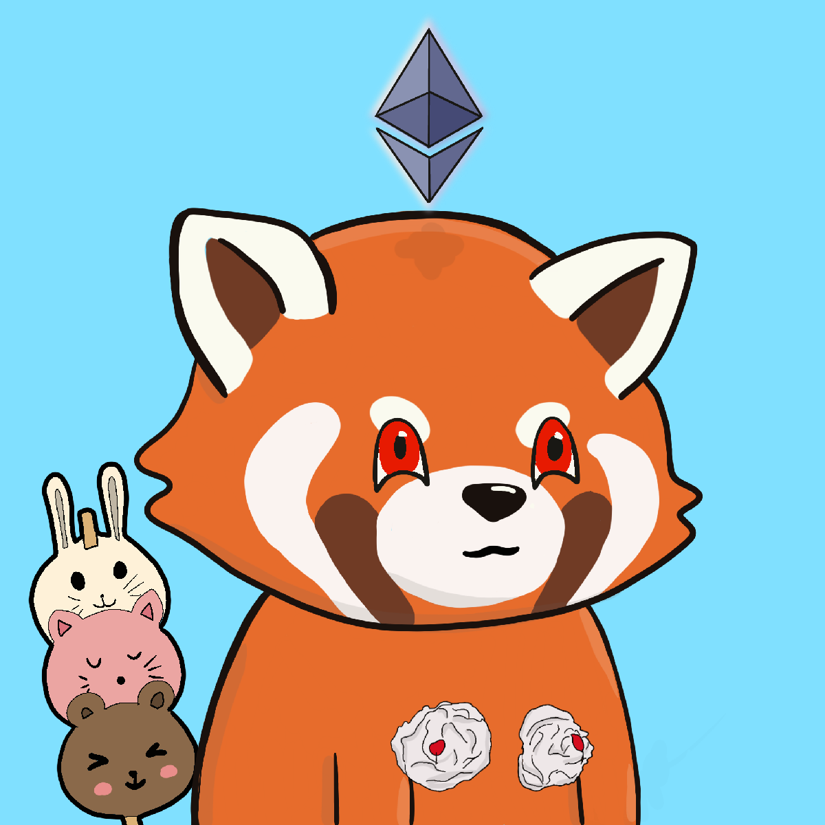 Okay Red Panda #6596